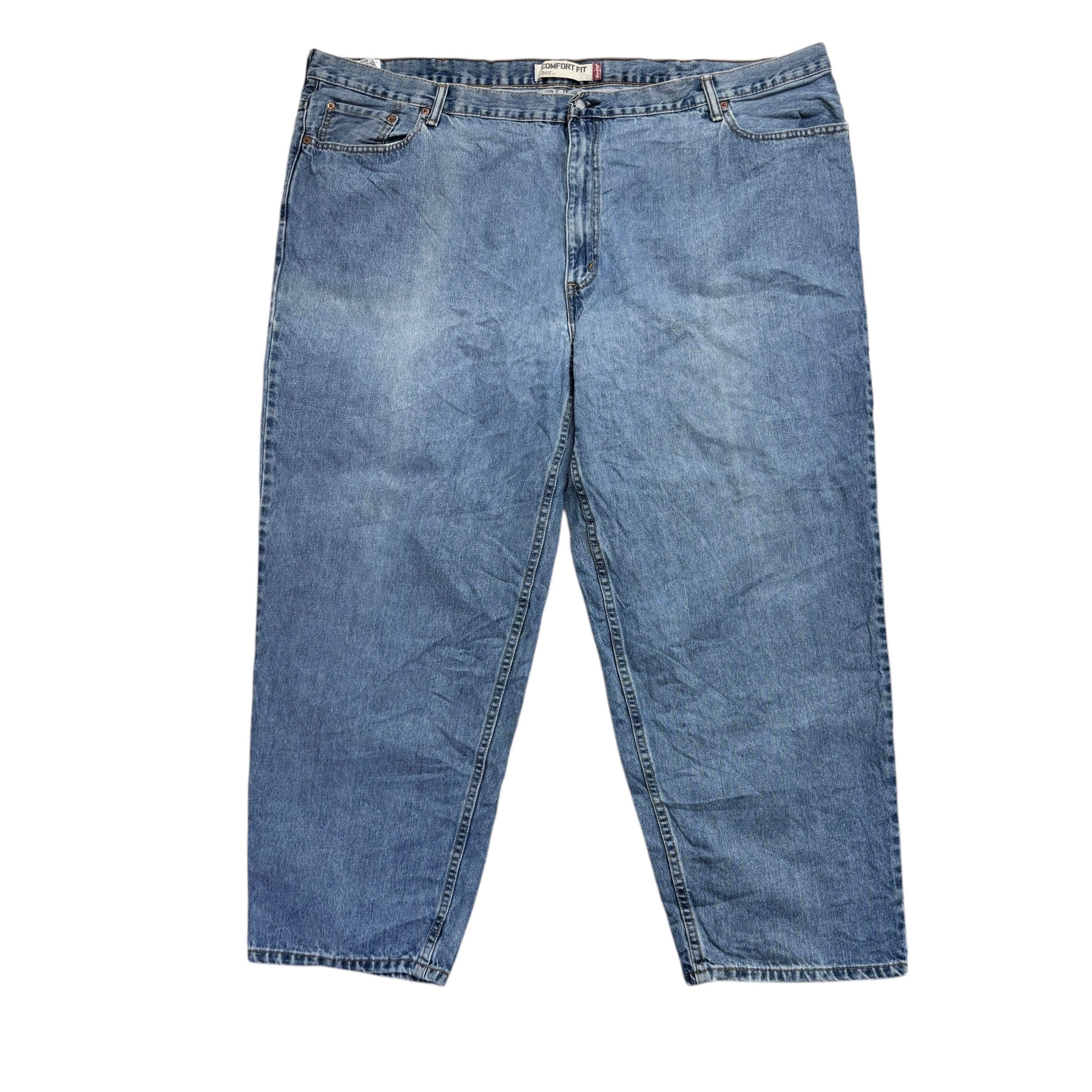 Levis 560 Jeans W50 L30 Mens Light Blue Baggy Relaxed Comfort Fit Vintage Denim