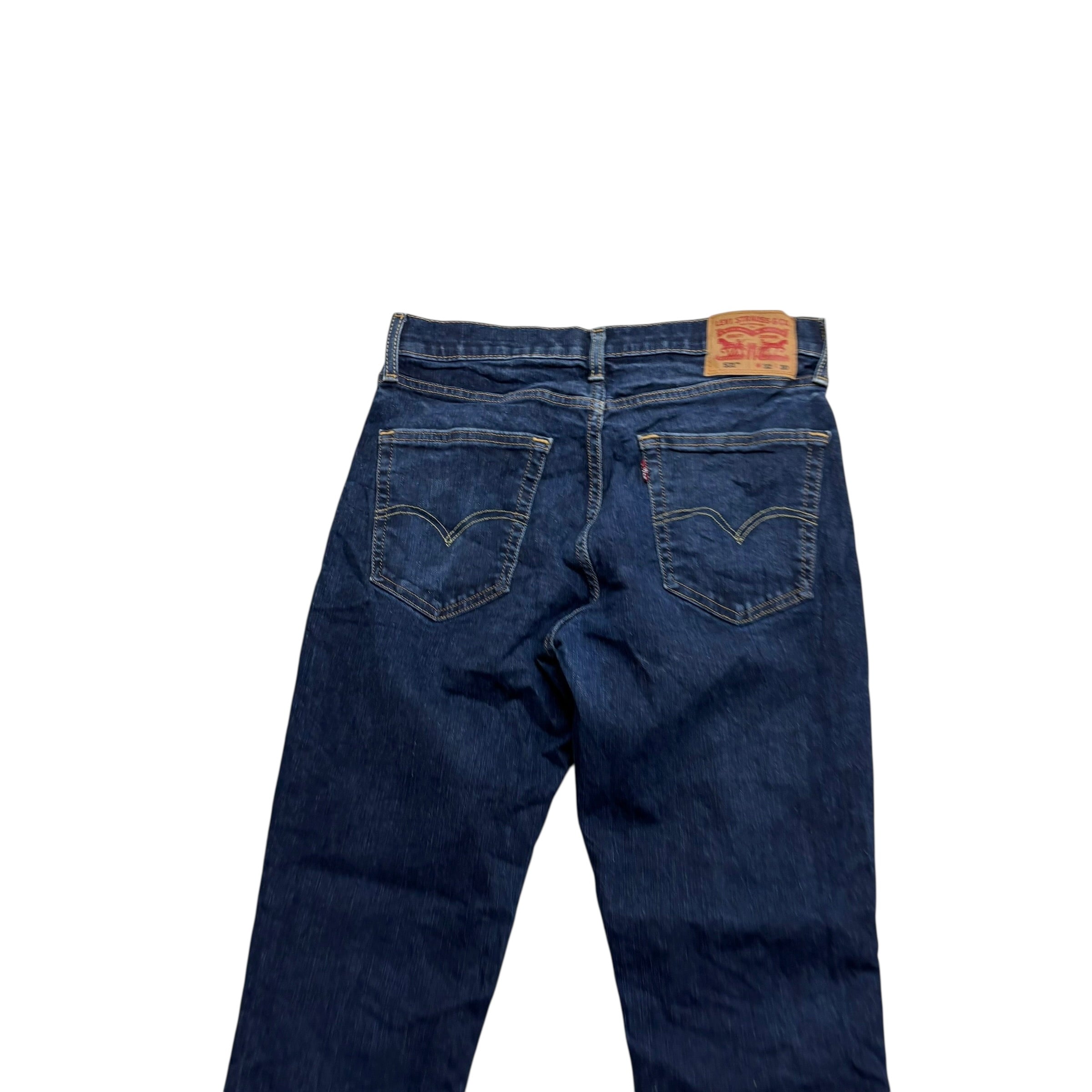 Levis 531 Jeans W32 L30 Mens Dark Blue Athletic Slim Fit Stretch Denim (E)