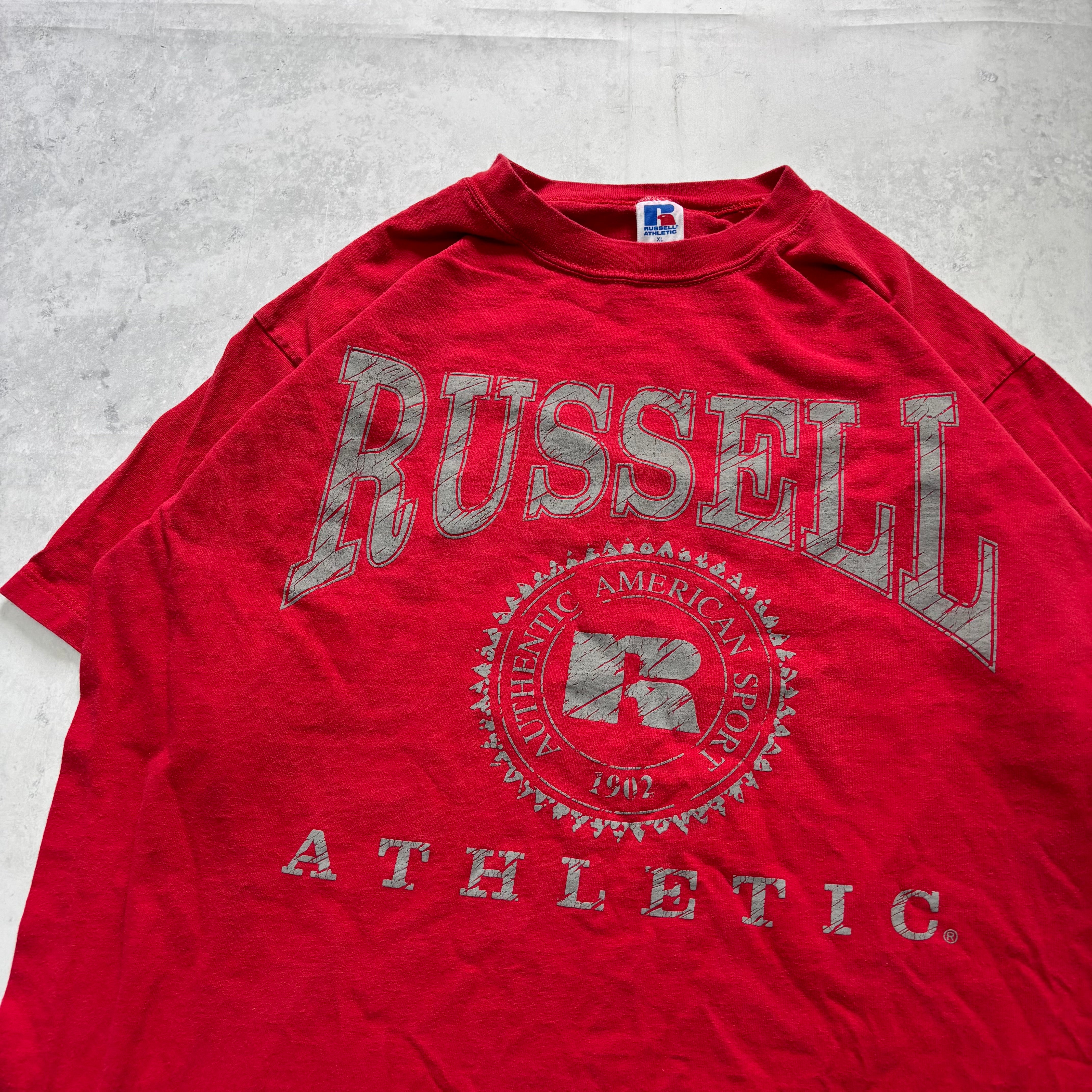 Vintage T Shirt Mens XL Red Graphic Print 90s USA College (F)