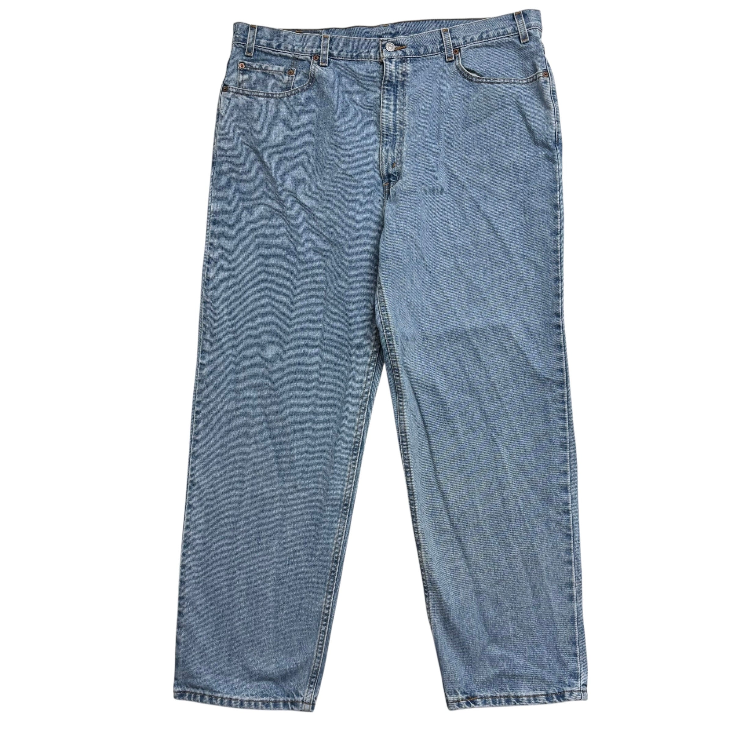 Levis 560 Jeans W40 L30 Mens Light Blue Baggy Relaxed Comfort Fit Vintage Denim