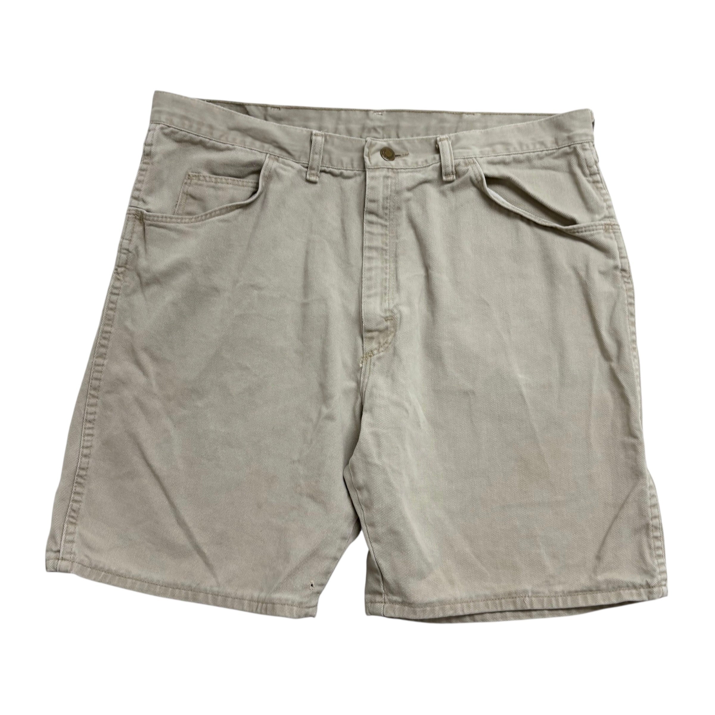 Wrangler Jorts W36 Mens Stone Denim Shorts Regular Fit