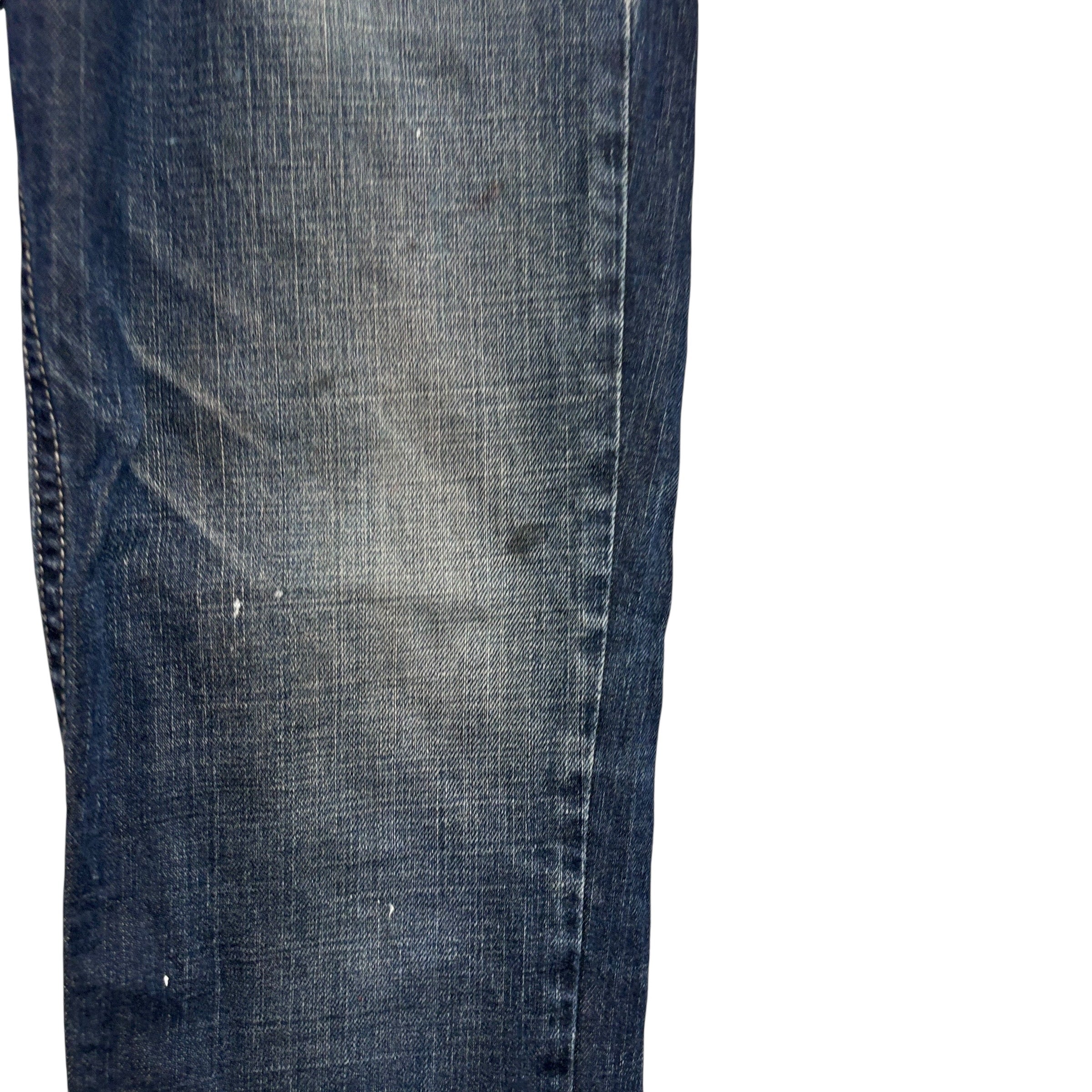Levis 511 Jeans W32 L32 Mens Dark Blue Slim Fit Stretch Denim (F)