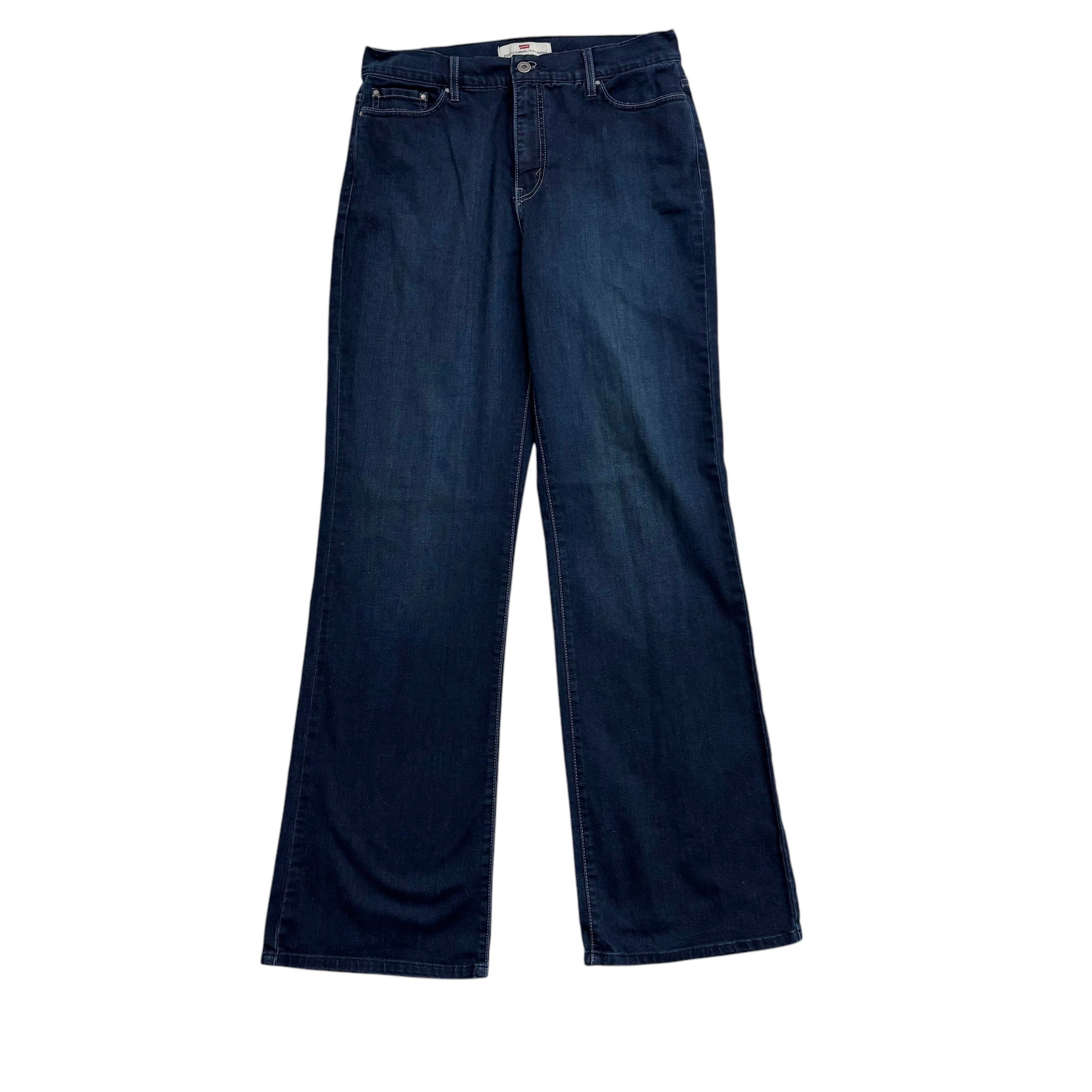 Levis 512 Jeans W32 L34 Womens Navy Blue Y2K Bootcut Fit Stretch Denim