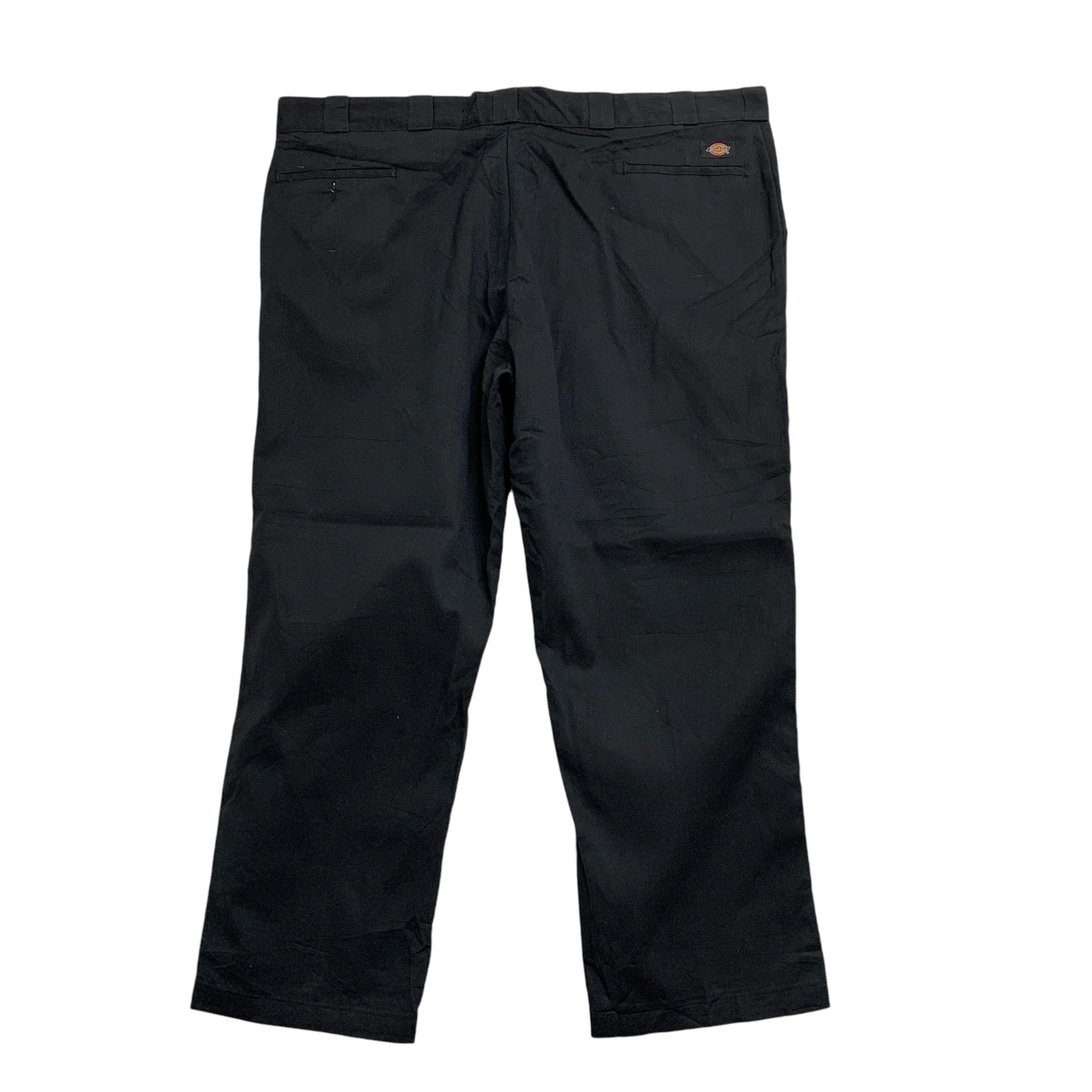 Dickies 874 Trousers W46 L30 Mens Black Pants Original Straight Fit Workwear