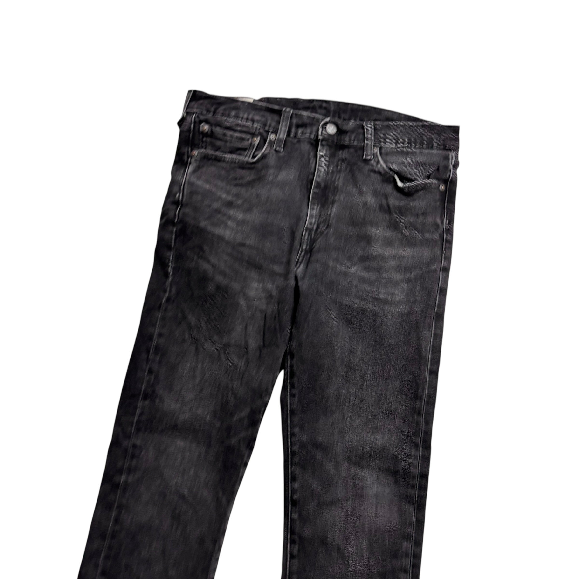 Levis 510 Jeans W32 L31 Mens Black Skinny Fit Stretch Premium Denim (E)