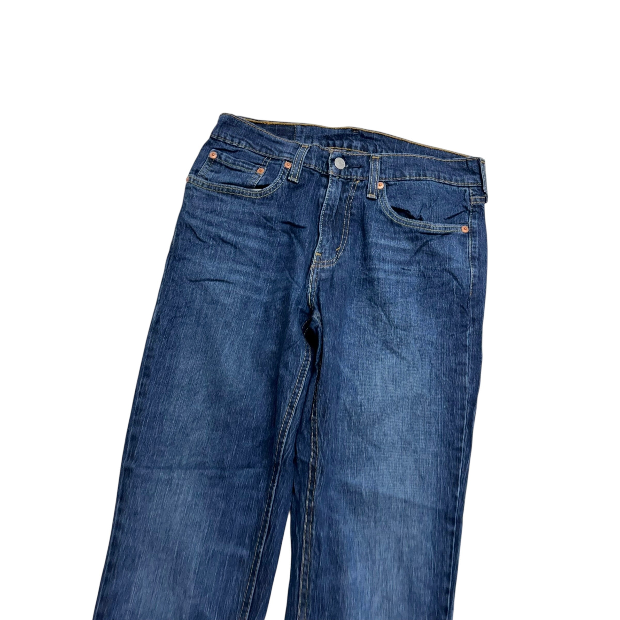 Levis 531 Jeans W31 L32 Mens Dark Blue Athletic Slim Fit Stretch Denim (E)