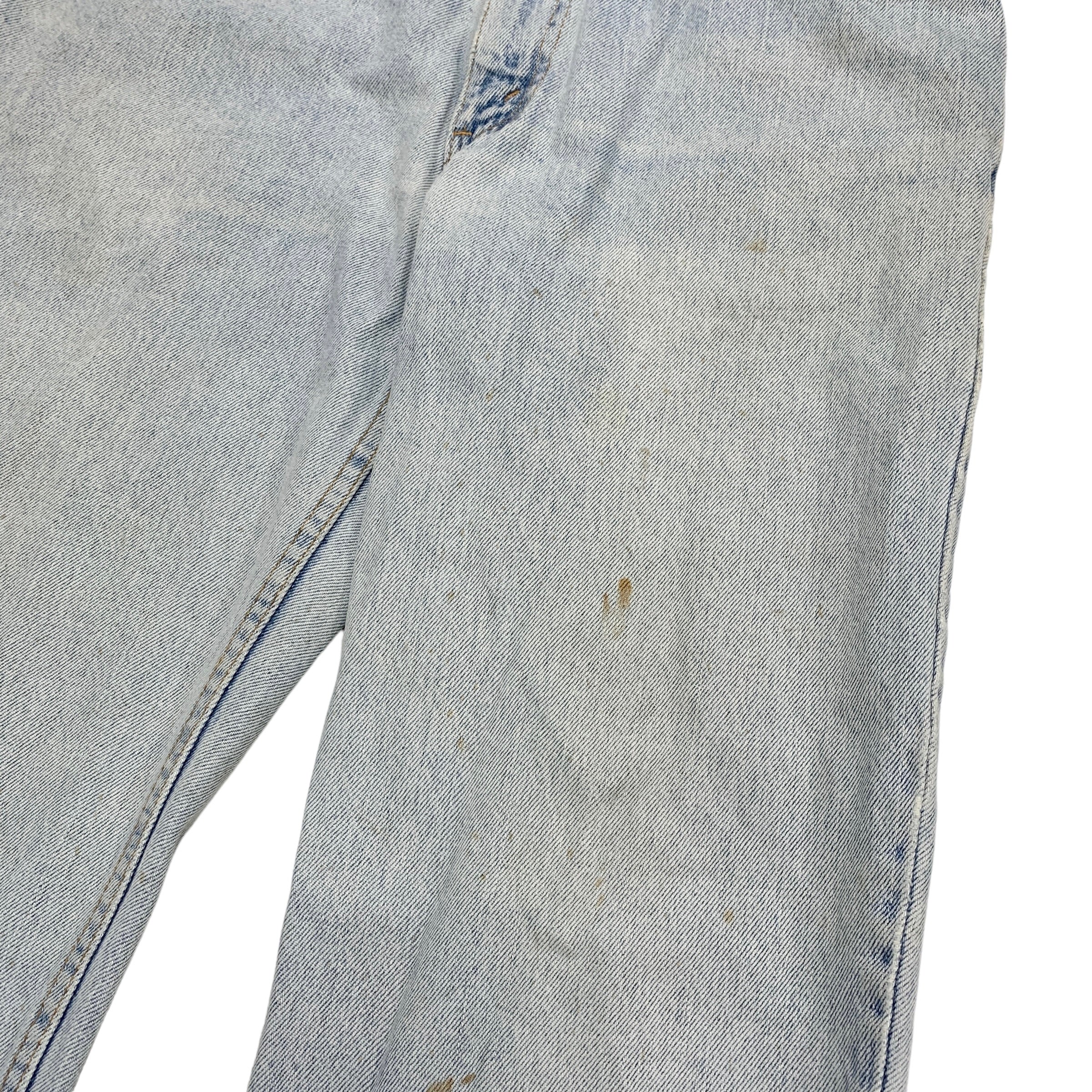 Levis 550 Jeans W33 L32 Mens Light Blue Relaxed Fit 90s Vintage Denim