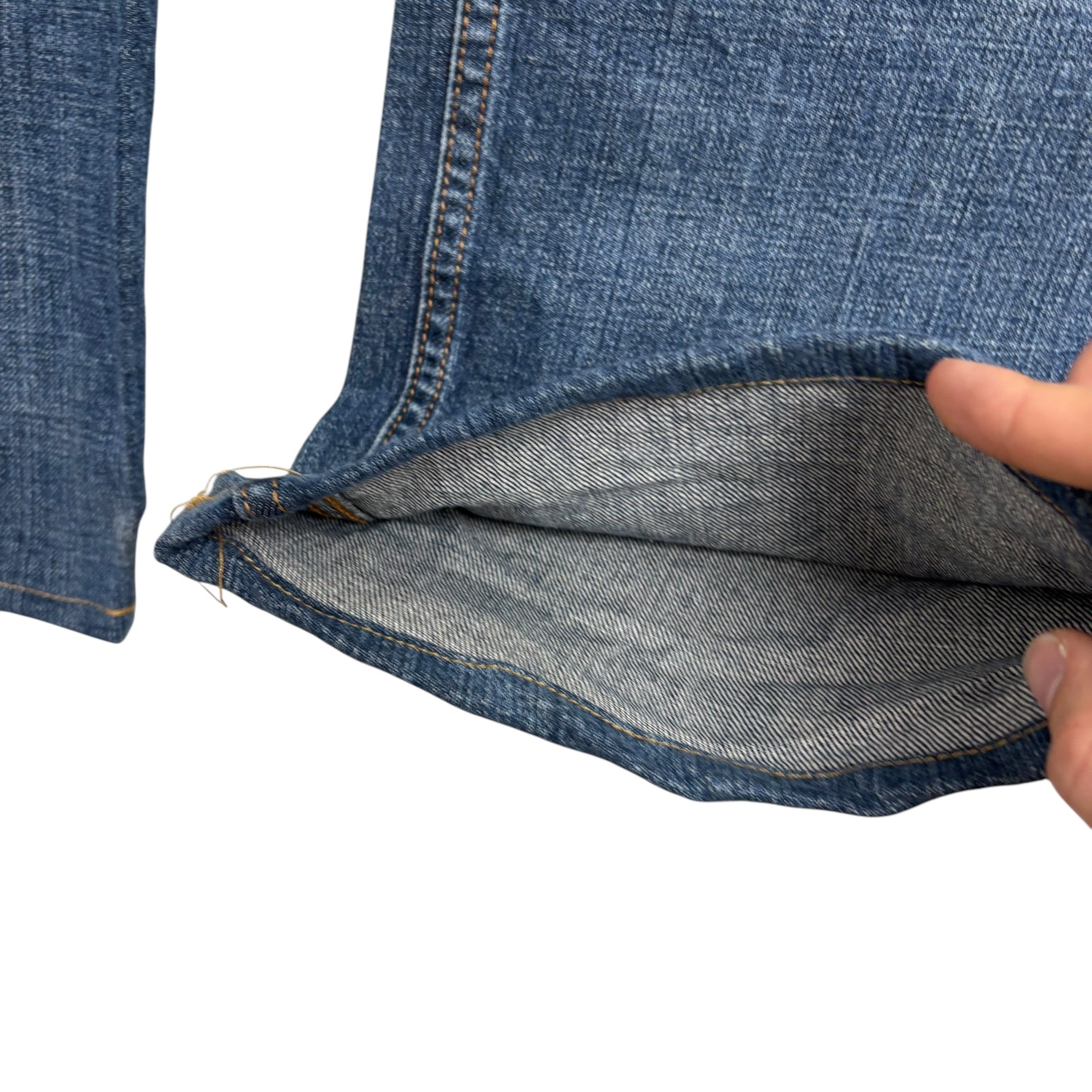 Levis 505 Jeans W36 L32 Mens Mid Blue Regular Straight Fit Vintage Denim