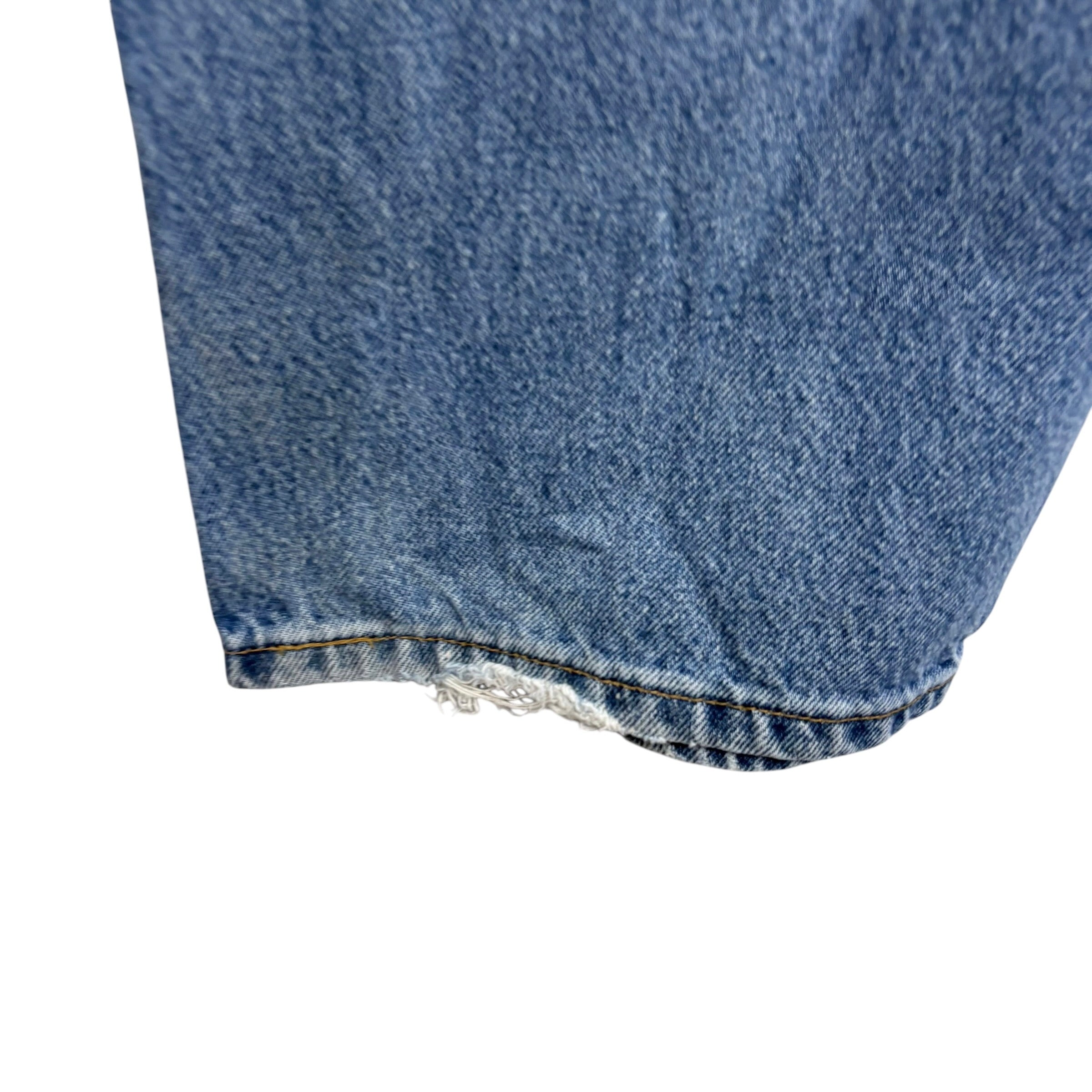 Levis 540 Jeans W46 L30 Mens Light Blue Baggy Relaxed Straight Fit Vintage (F)