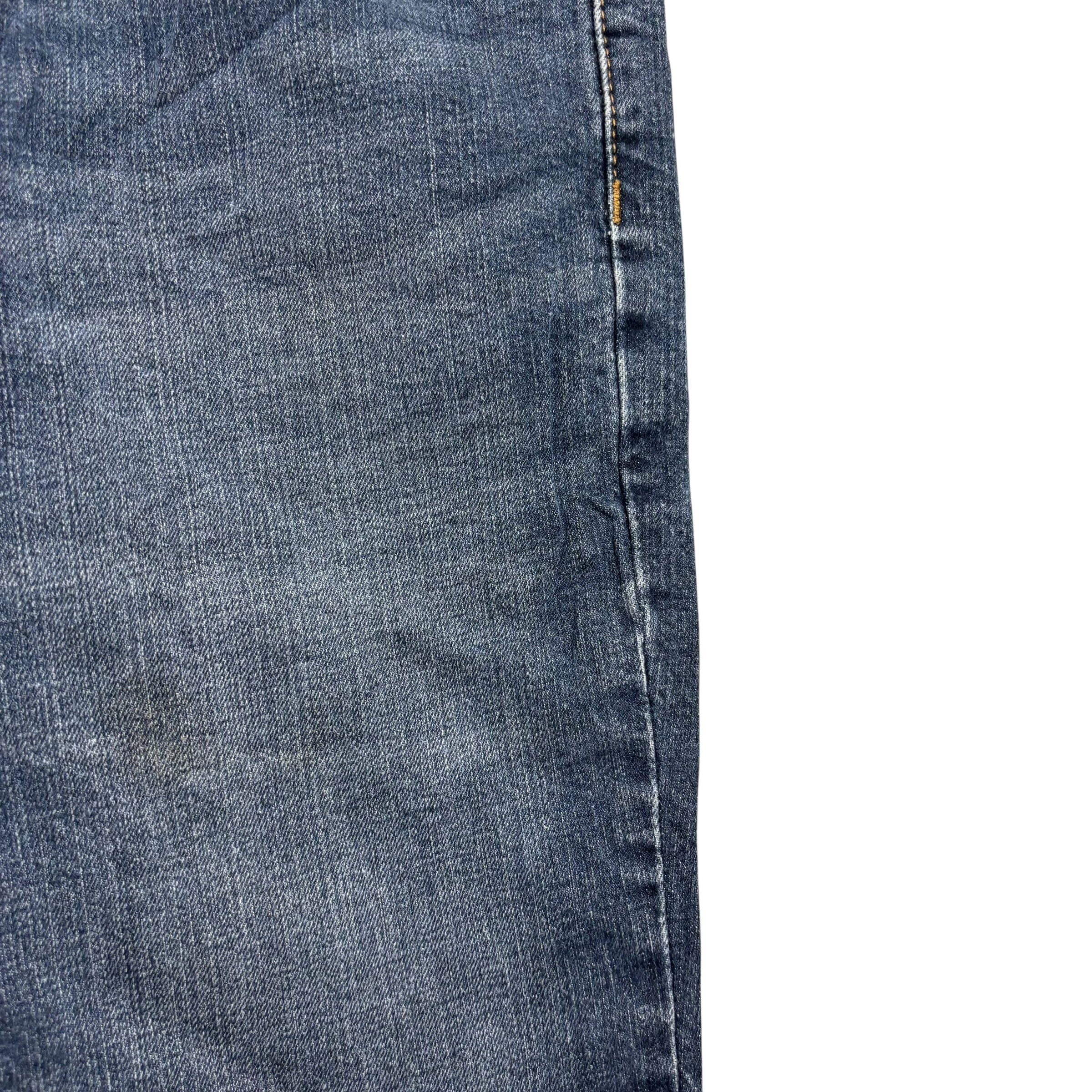 Levis Signature Jeans W32 L34 Mens Dark Blue Athletic Fit Stretch