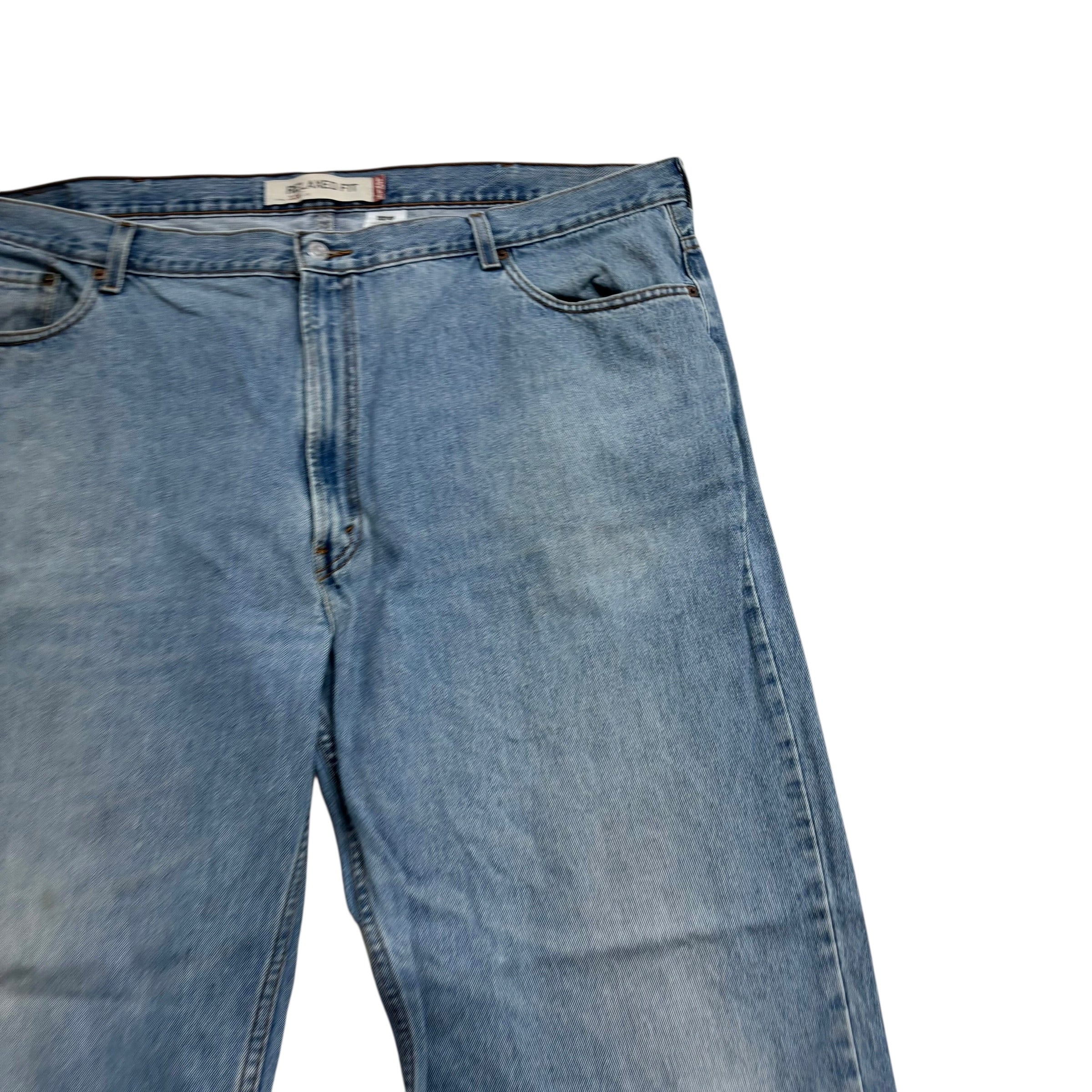 Levis 550 Jeans W46 L34 Mens Light Blue Baggy Relaxed Straight Vintage Denim (F)