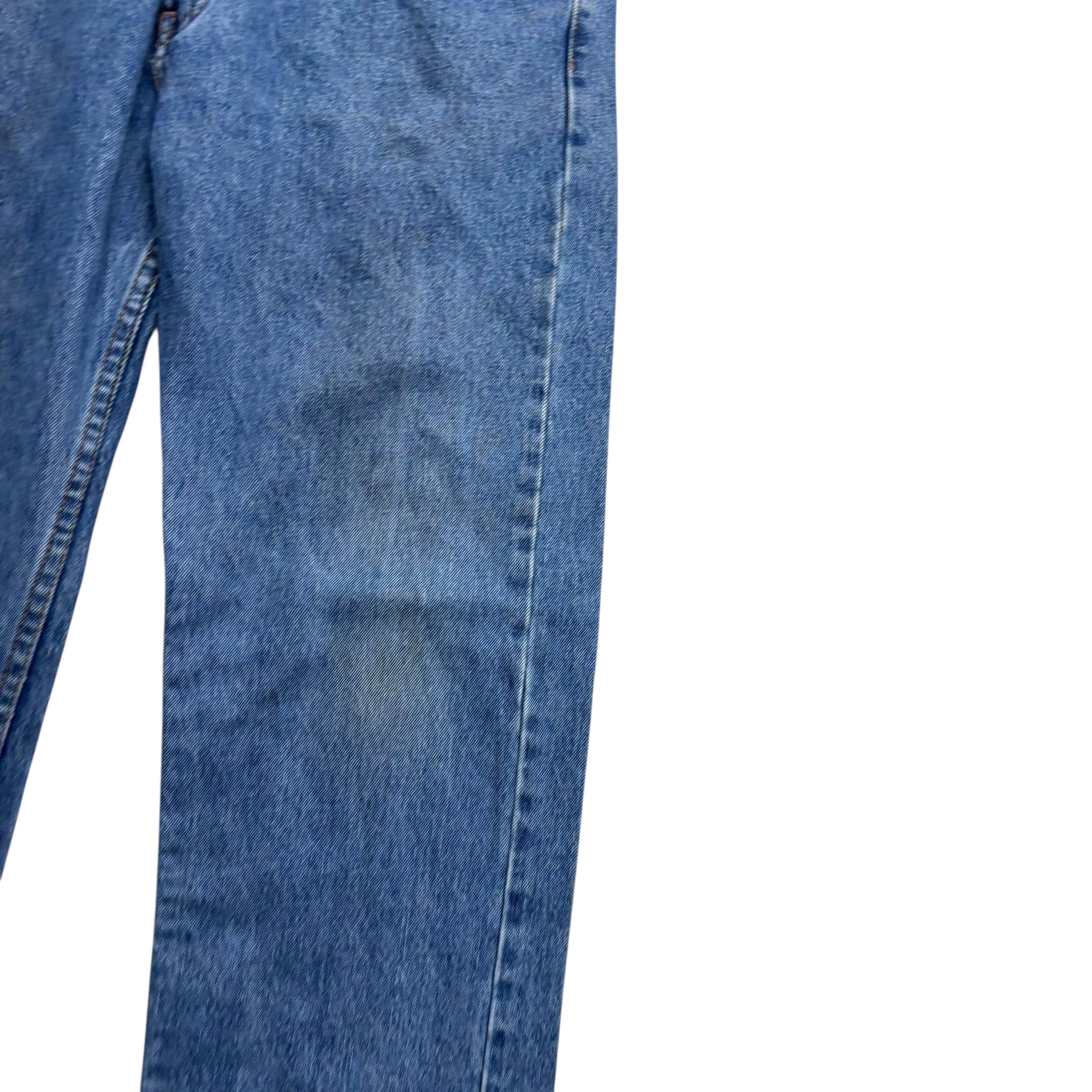 Levis Signature Jeans W33 L32 Mens Mid Blue Regular Straight Fit Vintage (F)