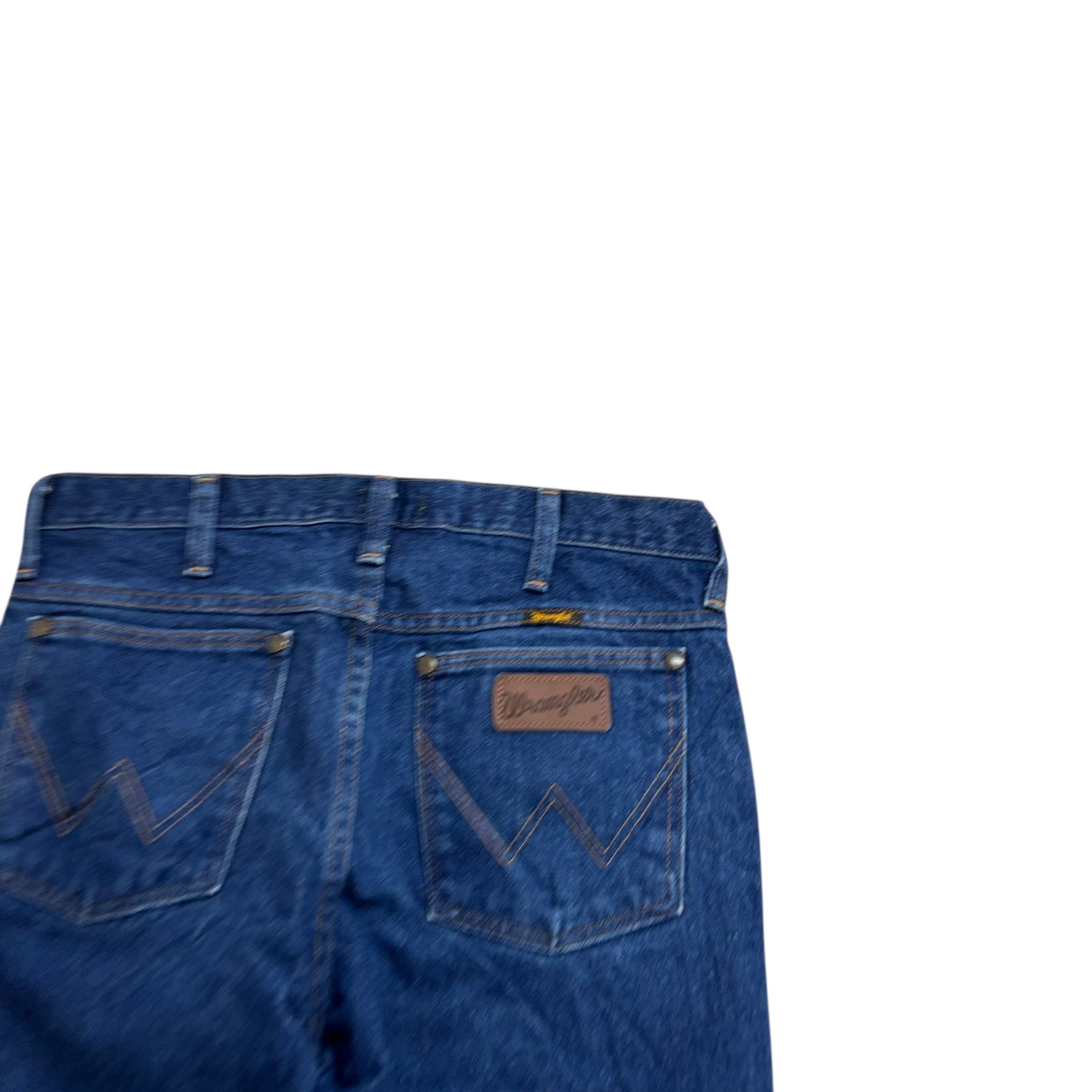 Wrangler Jeans Cowboy Cut W30 L30 Mens Dark Blue 36MWZ Slim Fit Denim (E)