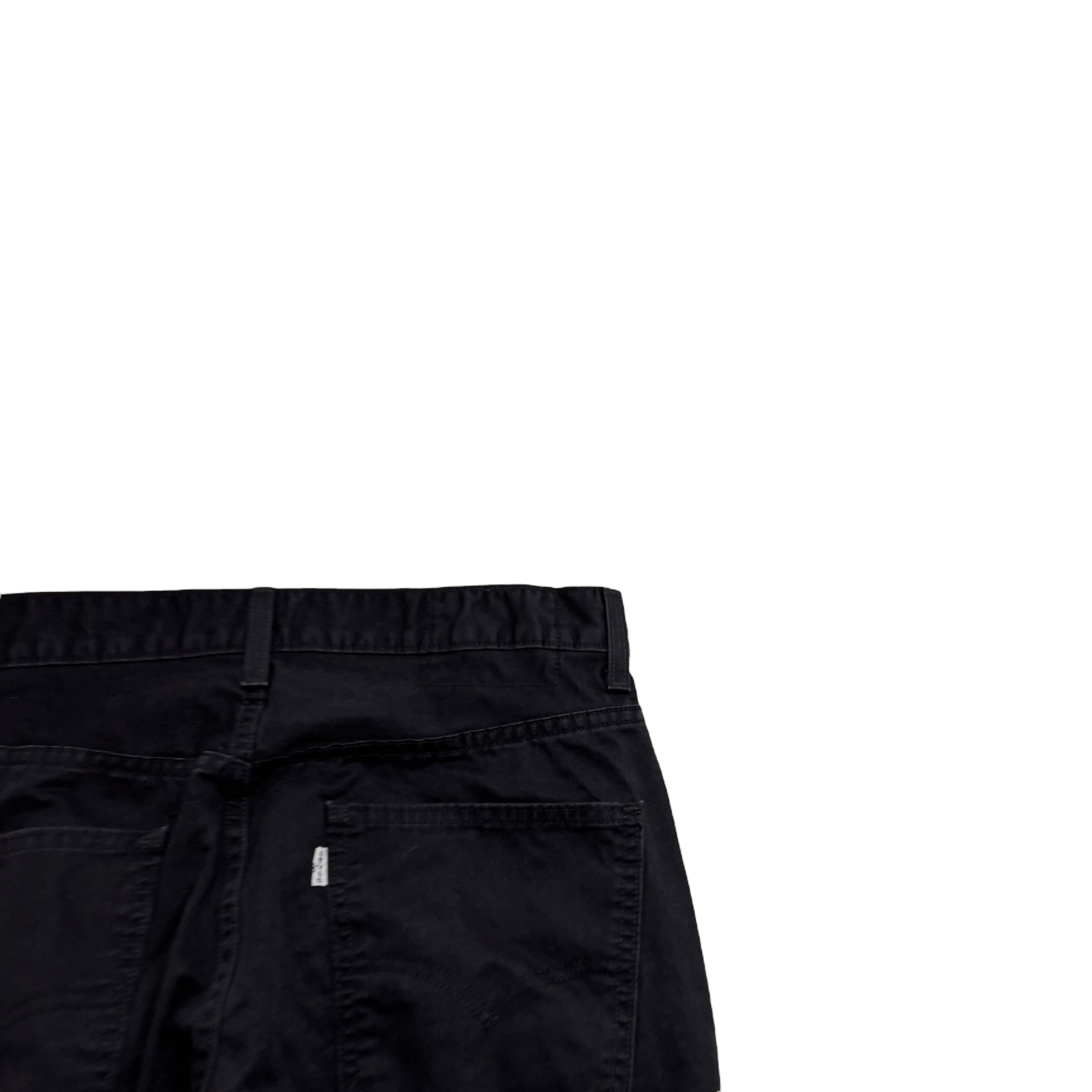 Levis Trousers W31 L32 Mens Black Regular Tapered Fit Pants (E)