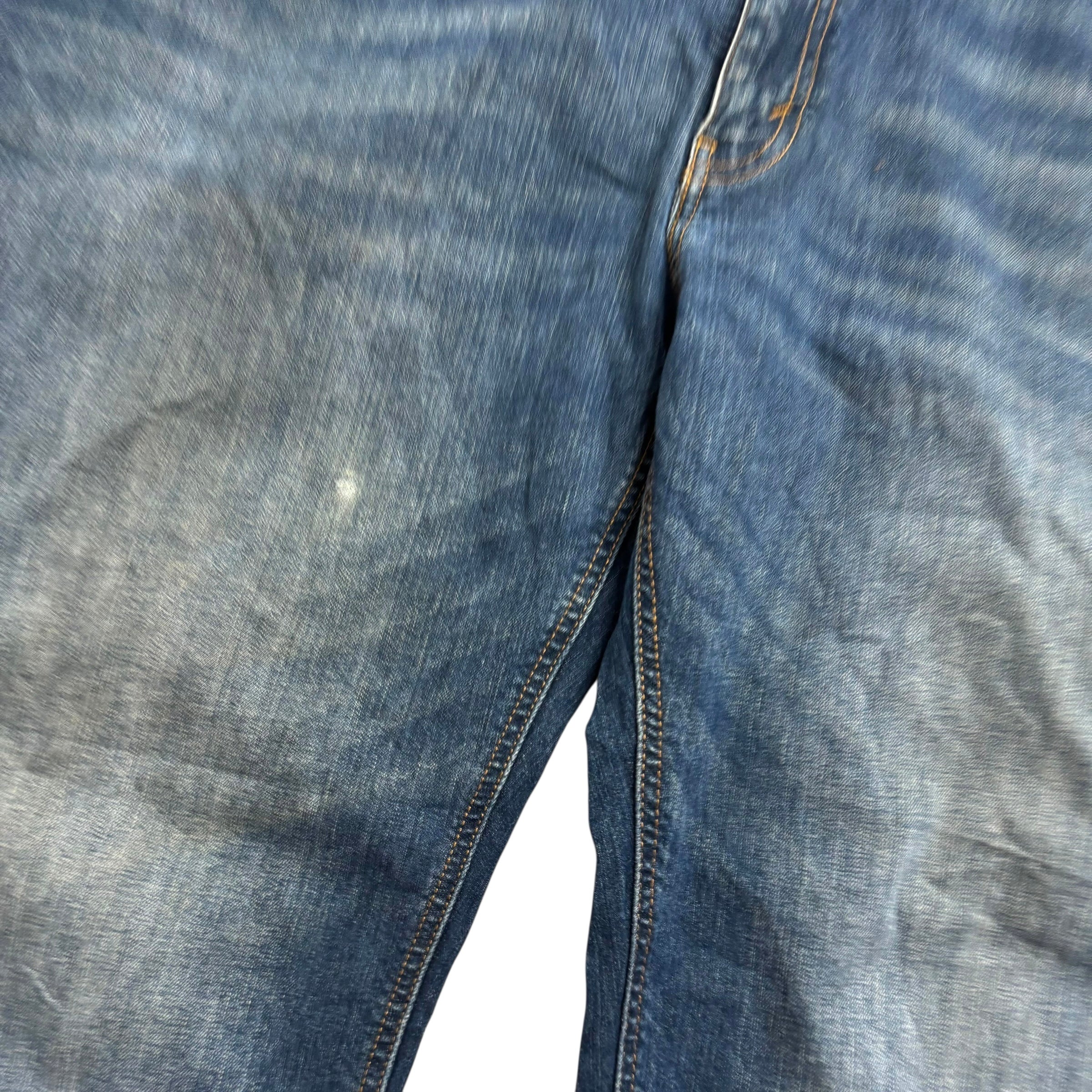 Levis 541 Jeans W50 L28 Mens Dark Blue Athletic Tapered Fit Stretch Denim (F)