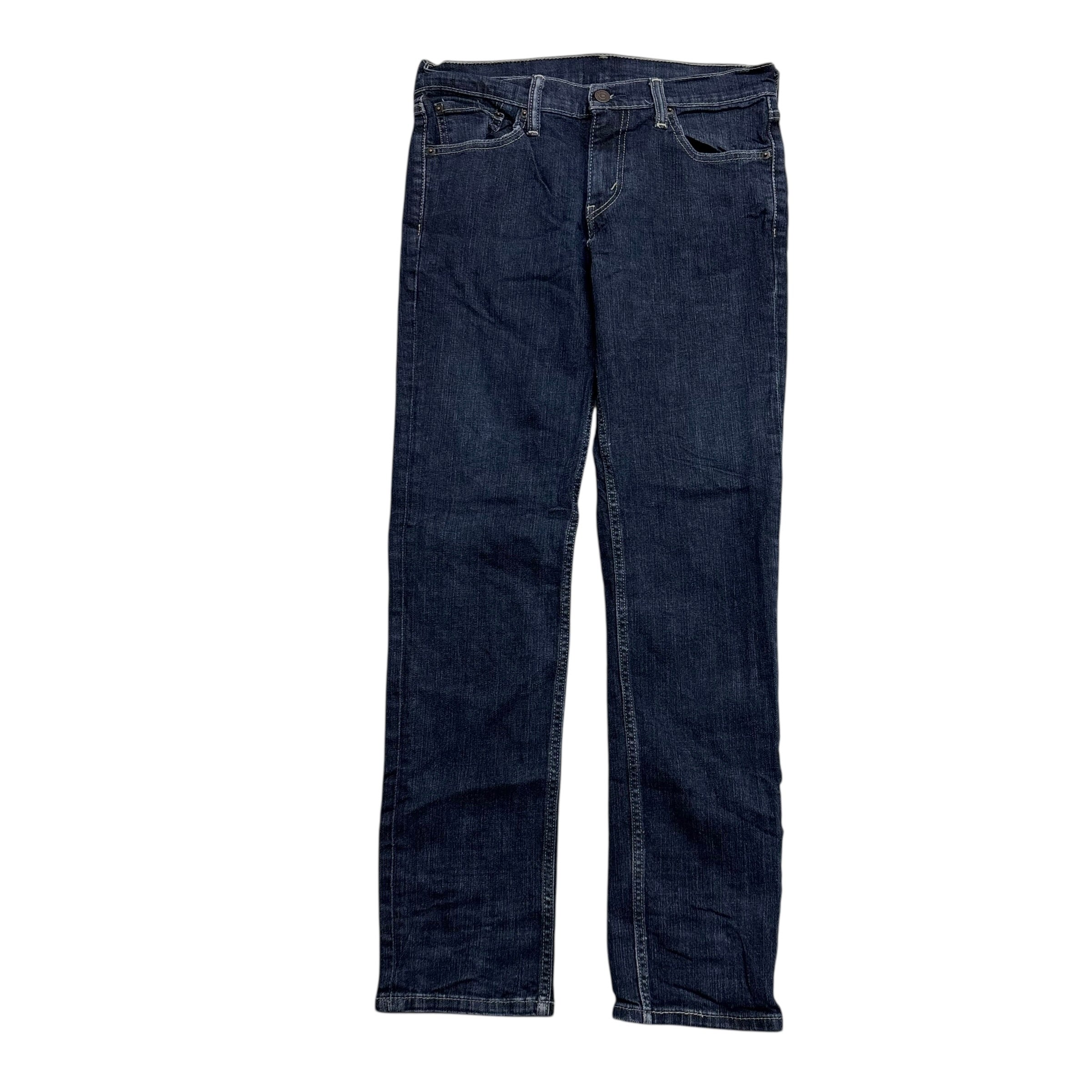 Levis 511 Jeans W30 L32 Mens Dark Blue Slim Fit Stretch Denim (E)