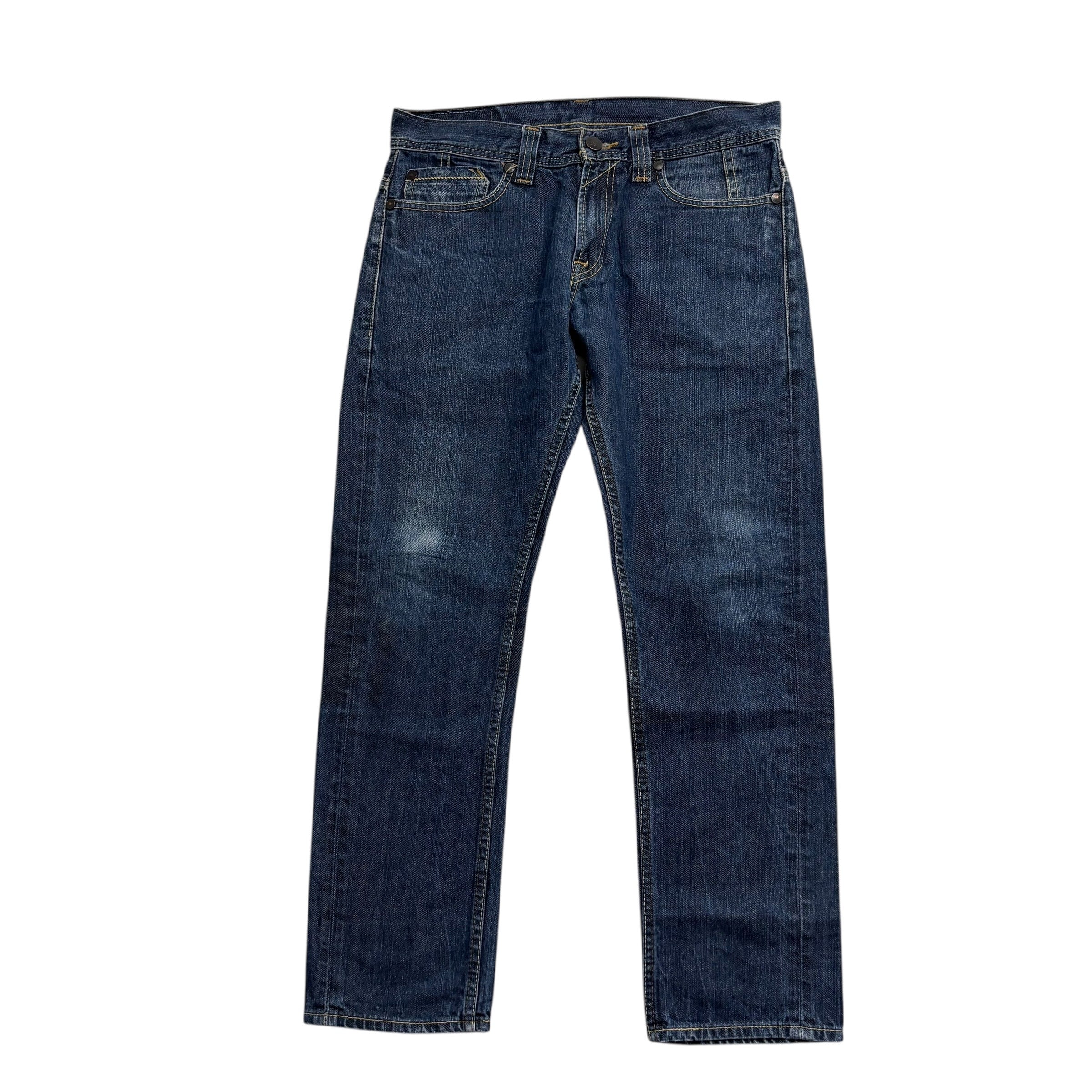 Levis 511 Jeans W33 L30 Mens Dark Blue Slim Fit Vintage Denim