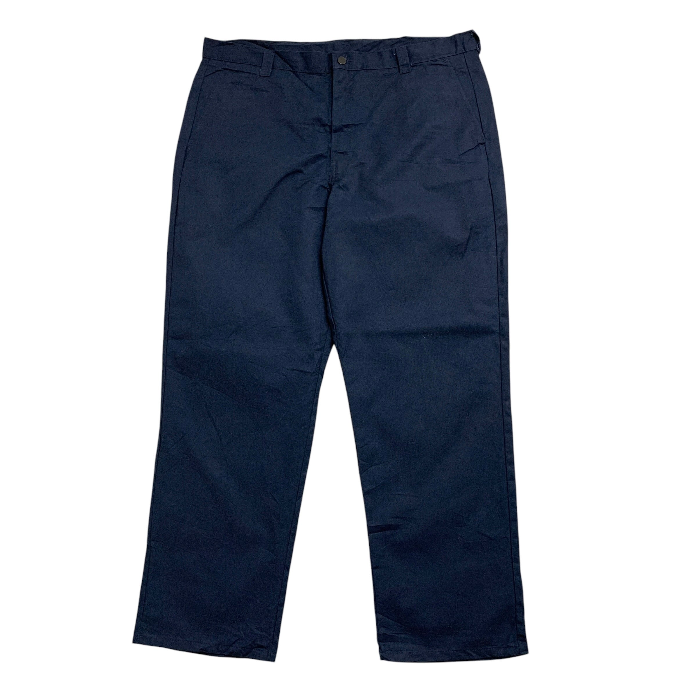 Dickies Trousers W40 L32 Mens Navy Blue Pants Relaxed Straight Fit Workwear