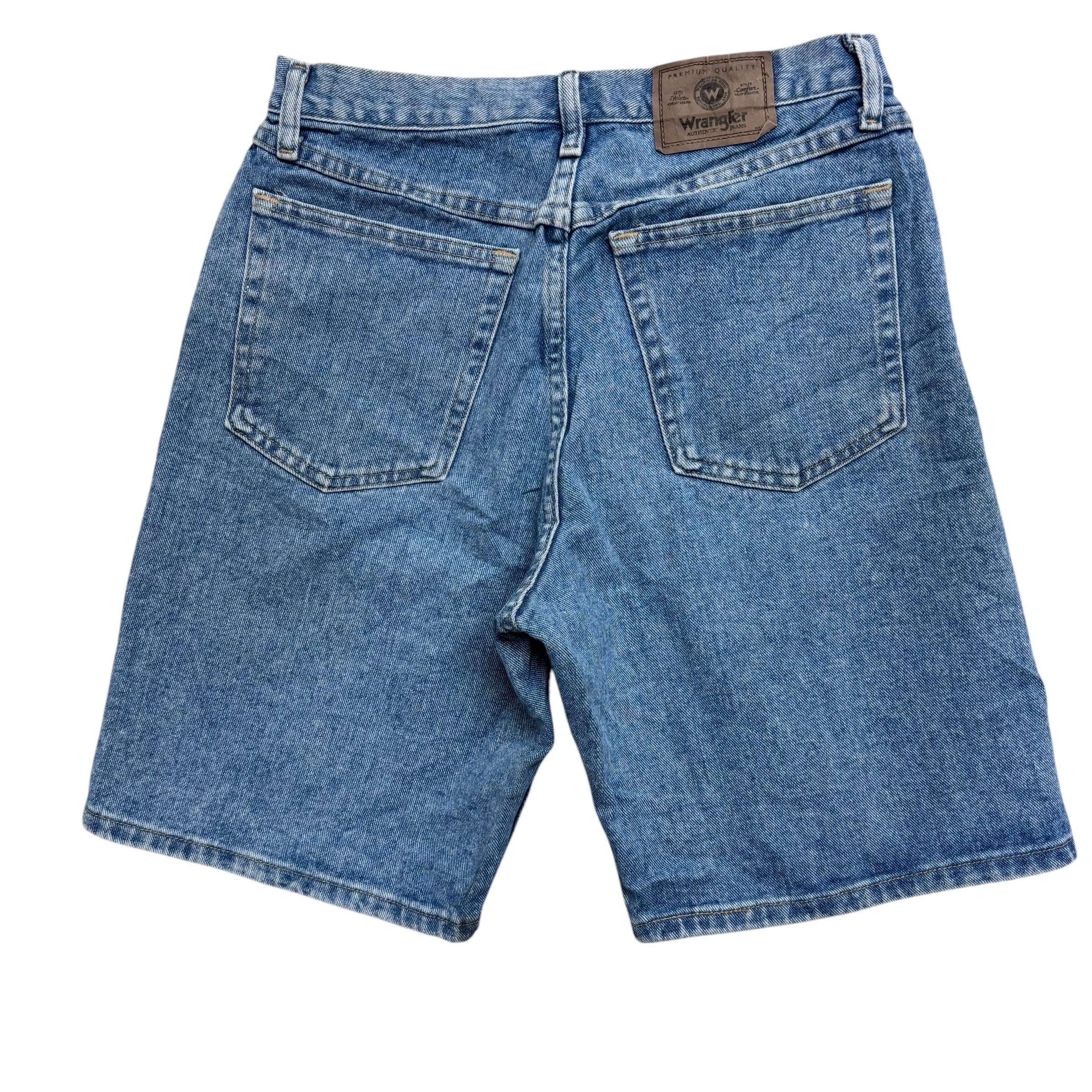 Wrangler Baggy Jorts W30 Mens Denim Shorts Light Blue Relaxed Fit