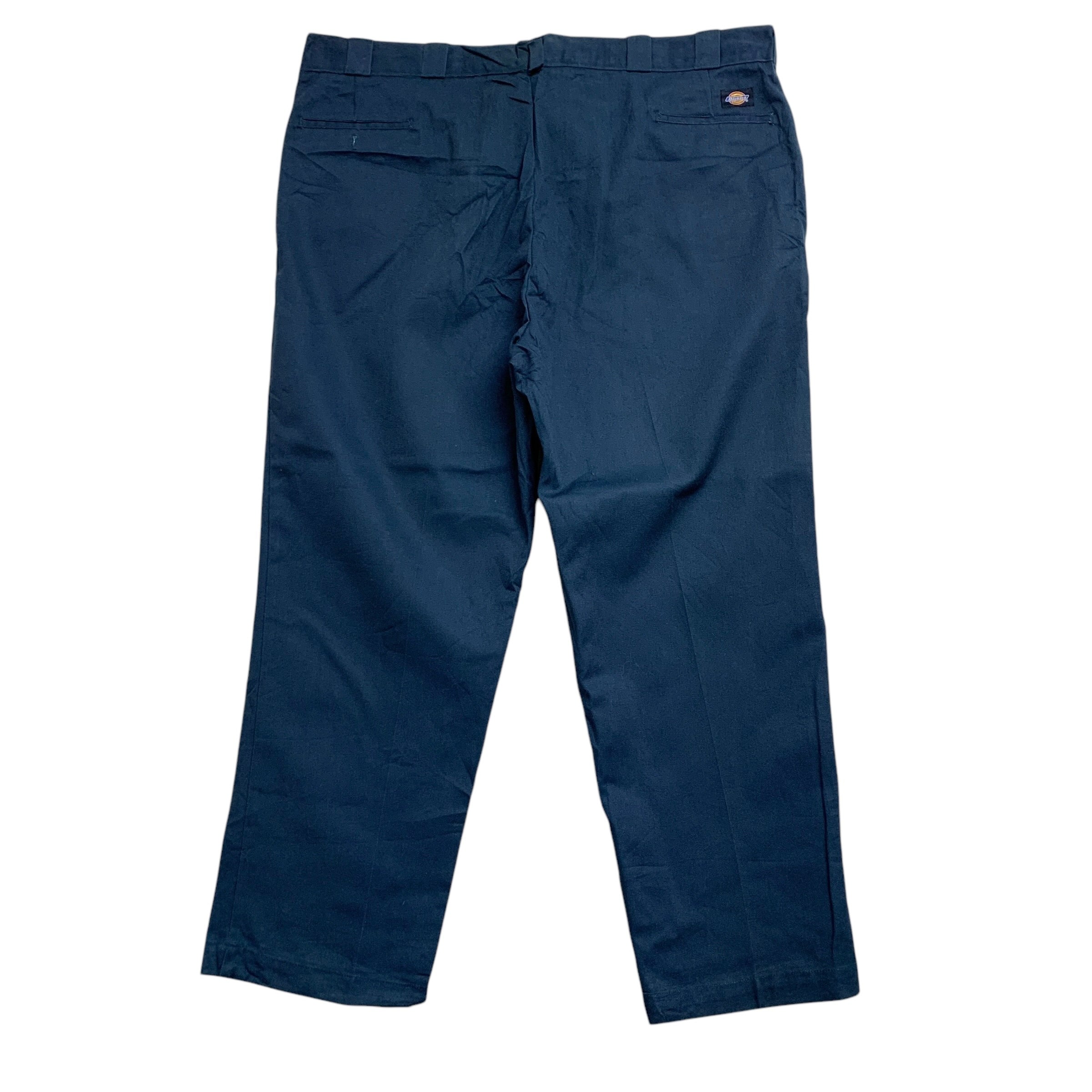 Dickies 874 Trousers W46 L30 Mens Blue Pants Original Fit USA Made Workwear