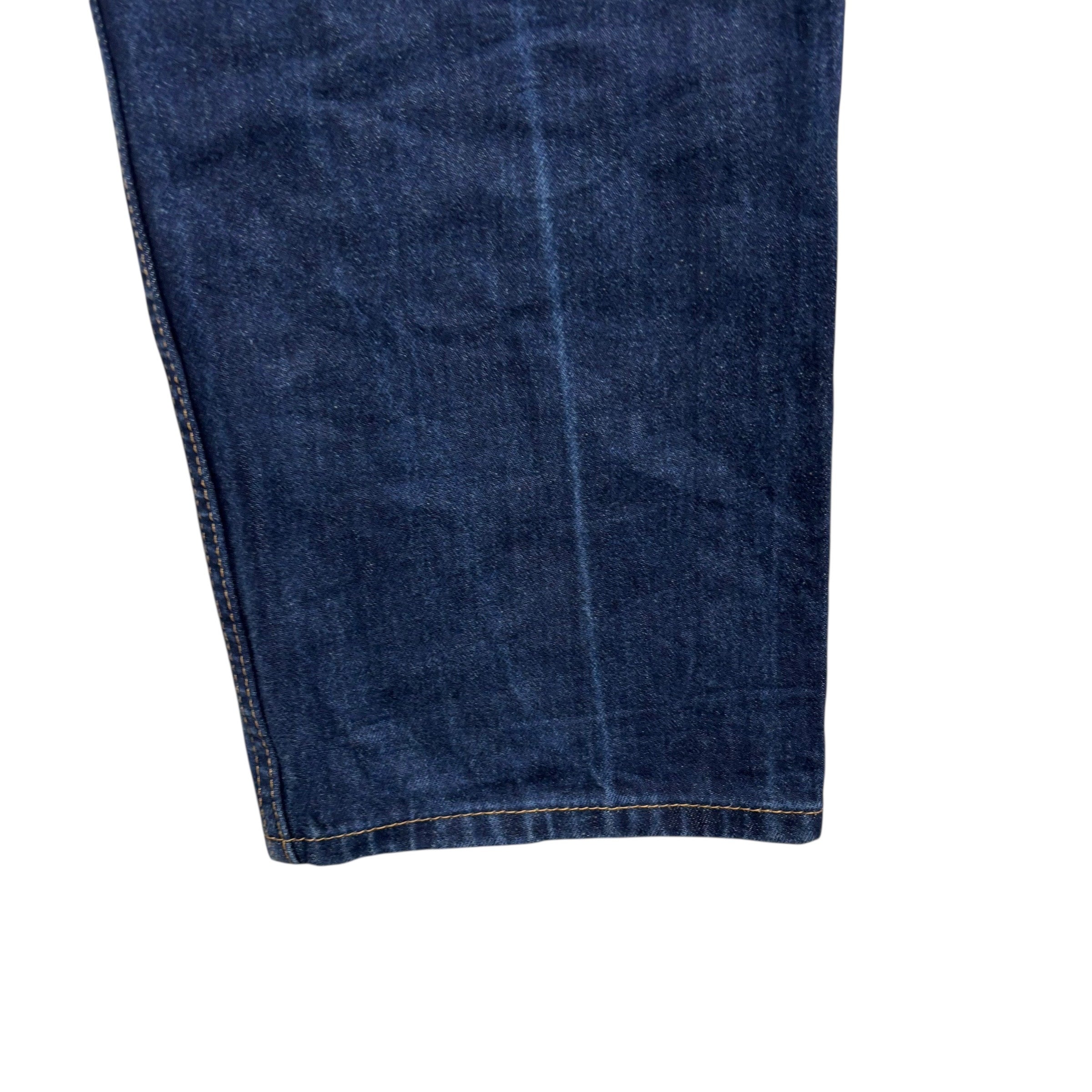 Levis 505 Jeans W40 L30 Mens Dark Blue Regular Straight Fit Denim (E)
