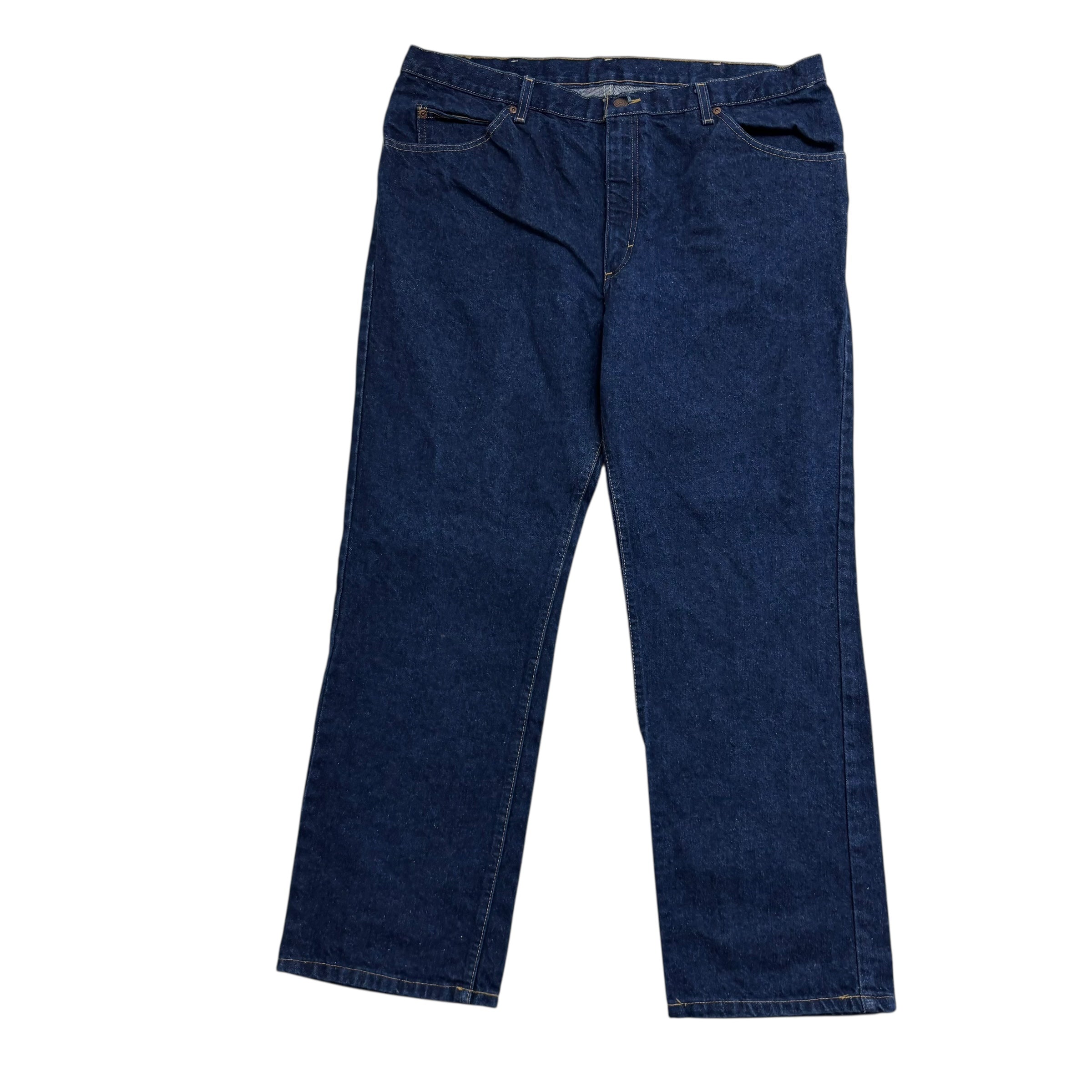 Lee Jeans W40 L30 Mens Dark Blue Relaxed Straight Fit Vintage Denim (E)