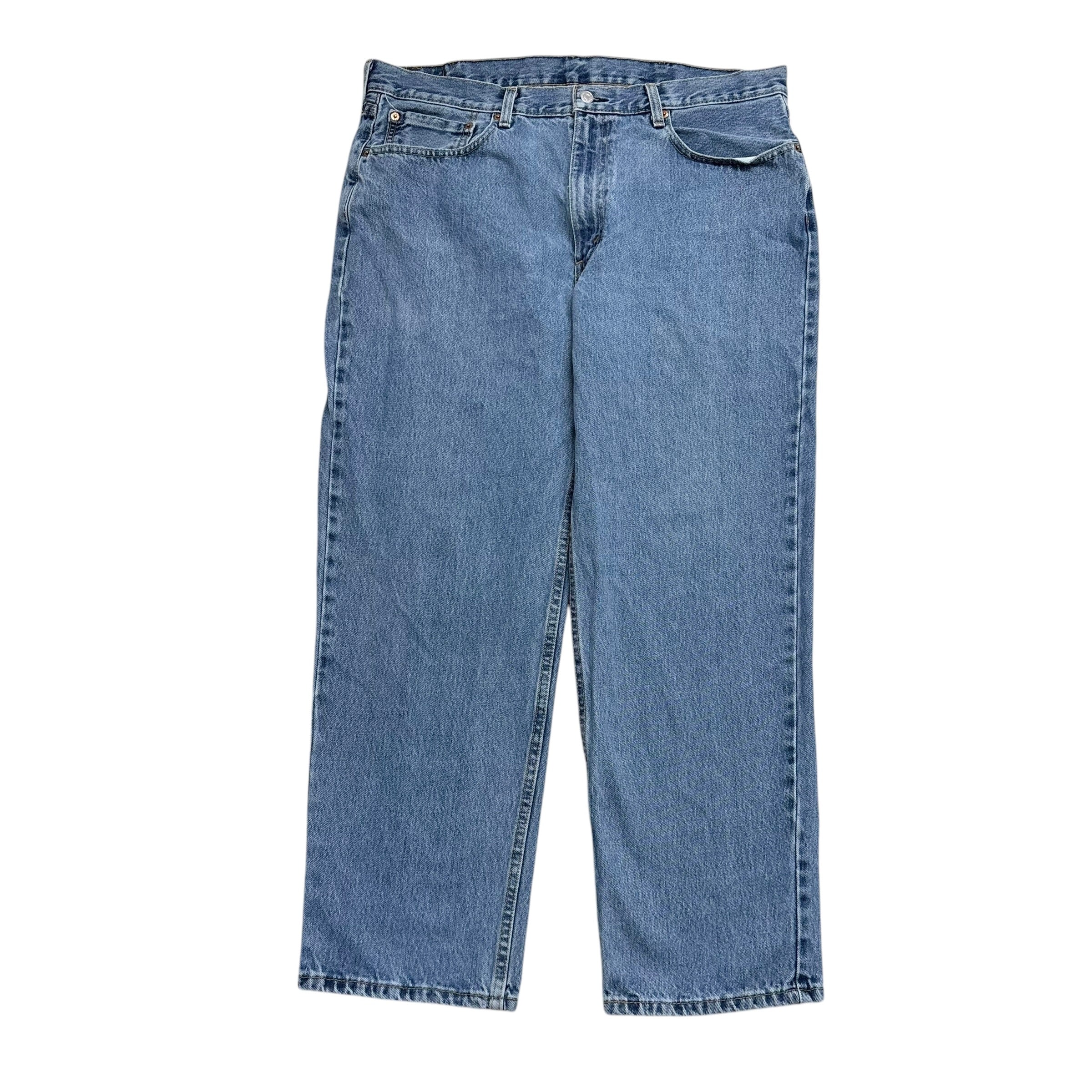 Levis 550 Jeans W38 L30 Mens Light Blue Baggy Relaxed Straight Fit Denim