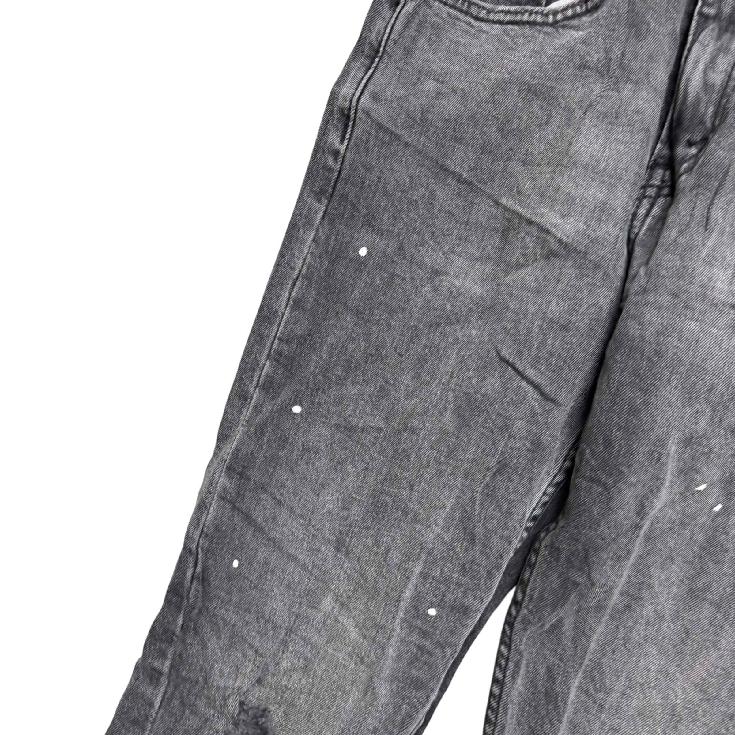 Levis 510 Jeans W28 L31 Mens Grey Skinny Fit Stretch Distressed Denim (F)