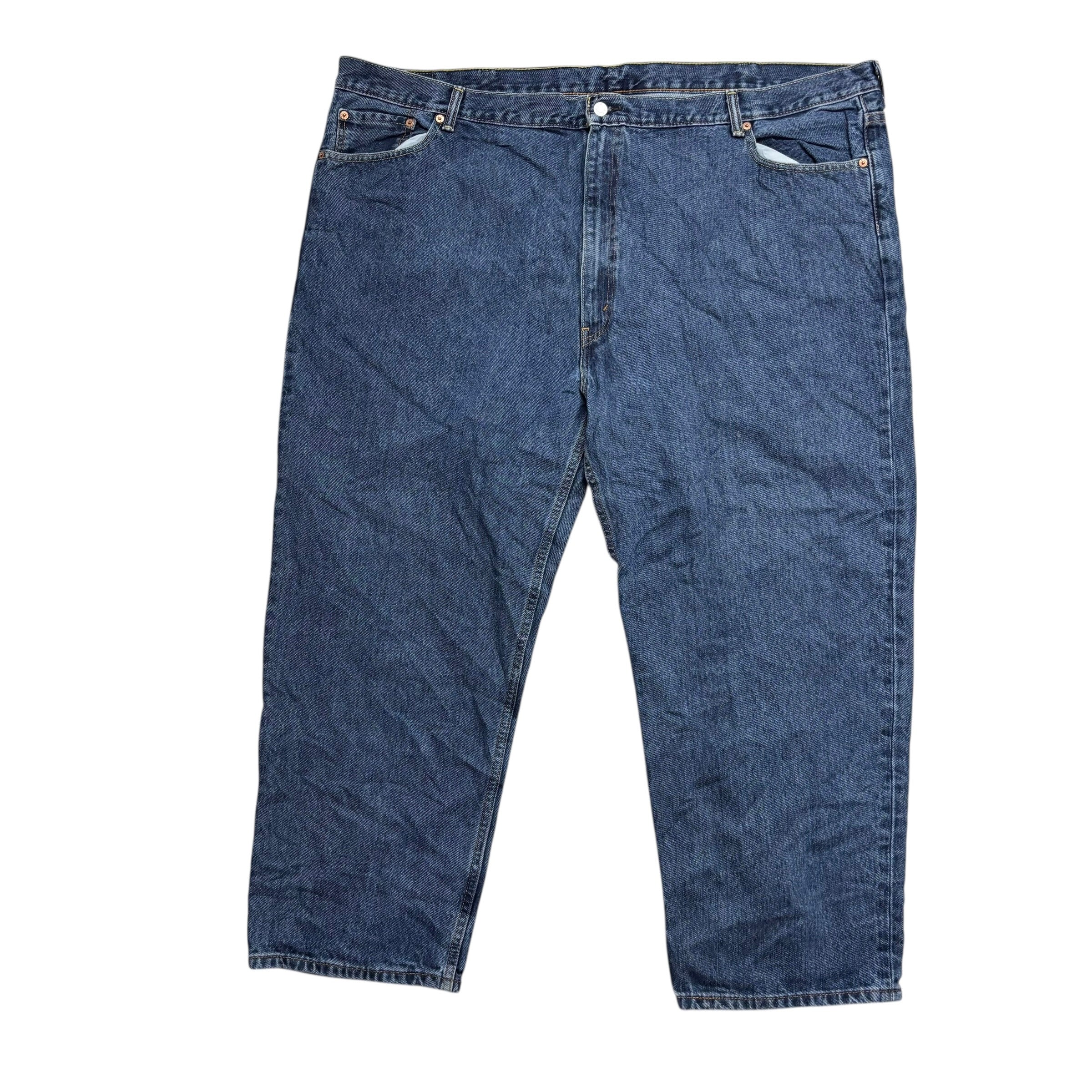 Levis 550 Jeans W52 L29 Mens Dark Blue Baggy Relaxed Straight Fit Denim (E)