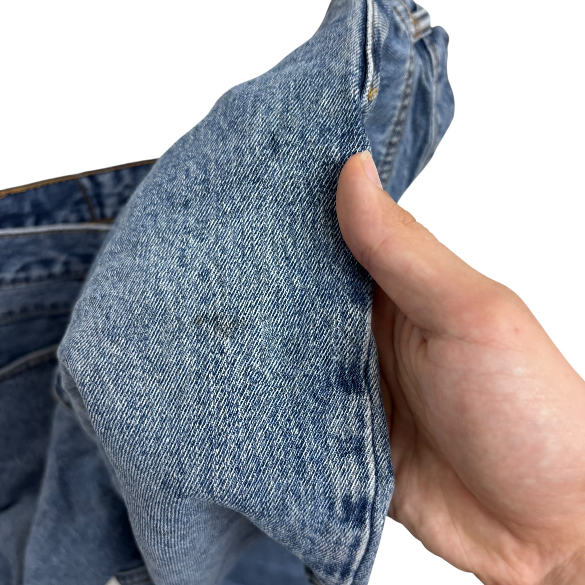 Levis 550 Jeans W36 L30 Mens Mid Blue Baggy Relaxed Straight Fit Denim