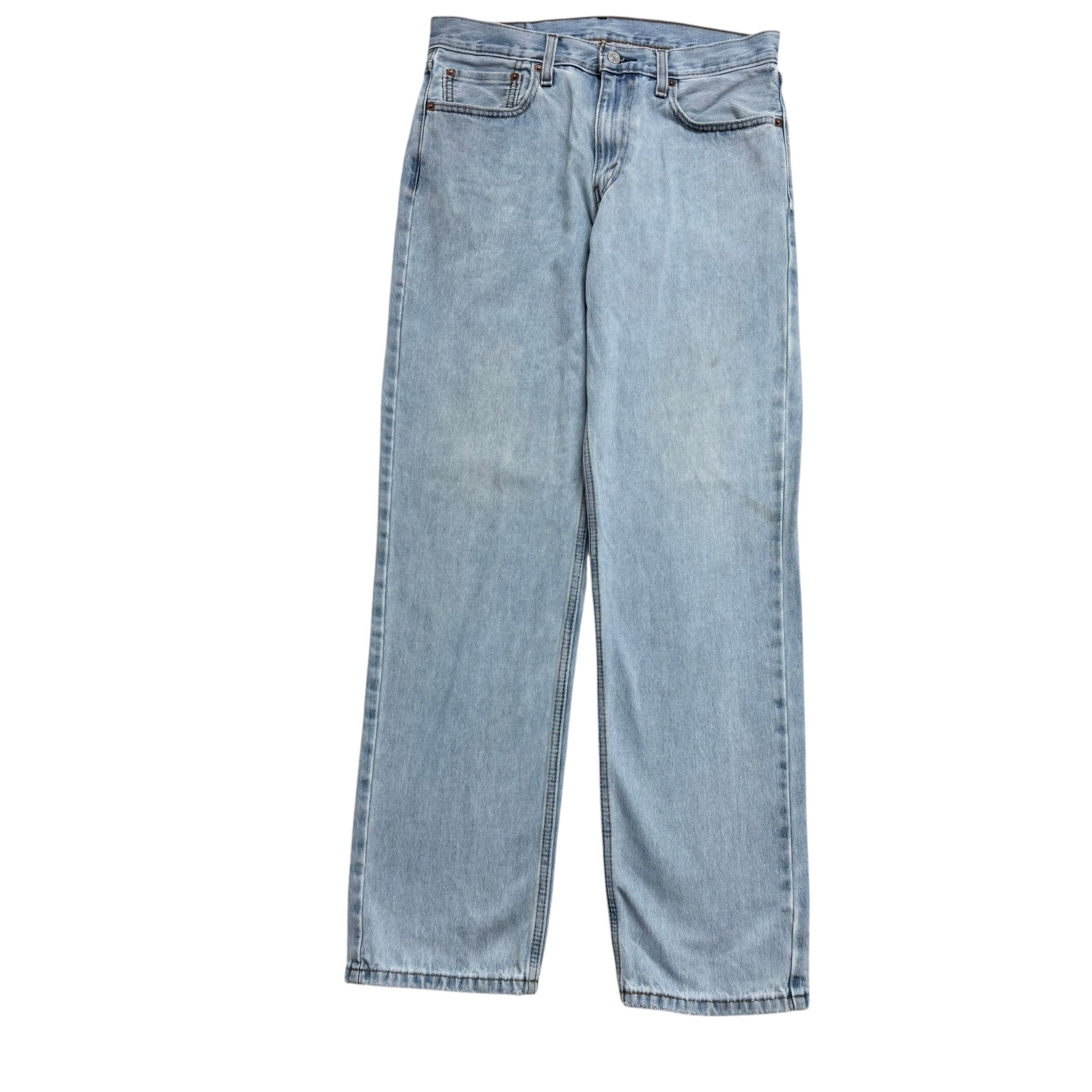 Levis 550 Jeans W32 L34 Mens Light Blue Baggy Relaxed Straight Fit Denim