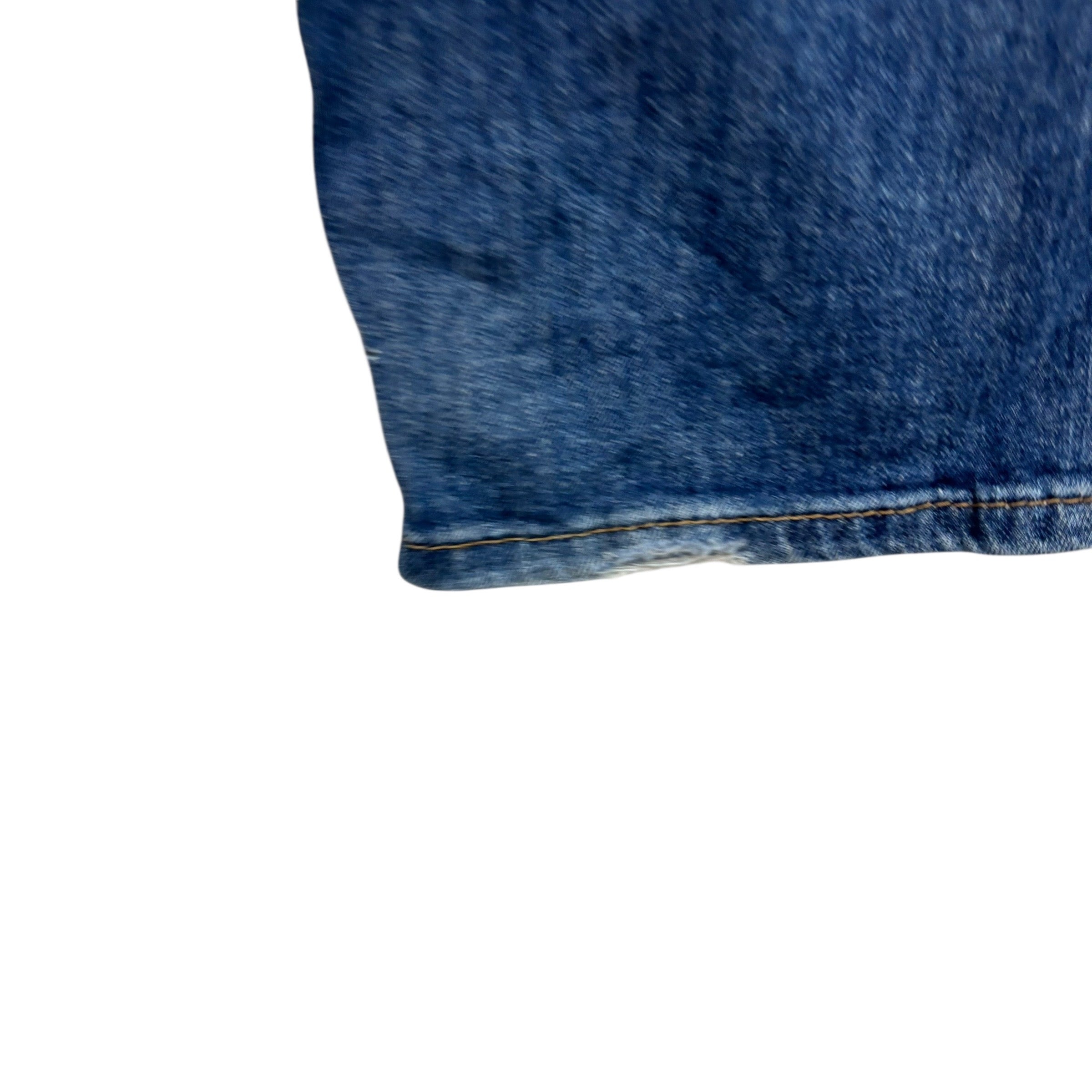 Levis 505 Jeans W38 L32 Mens Mid Blue Regular Straight Fit Stretch Denim