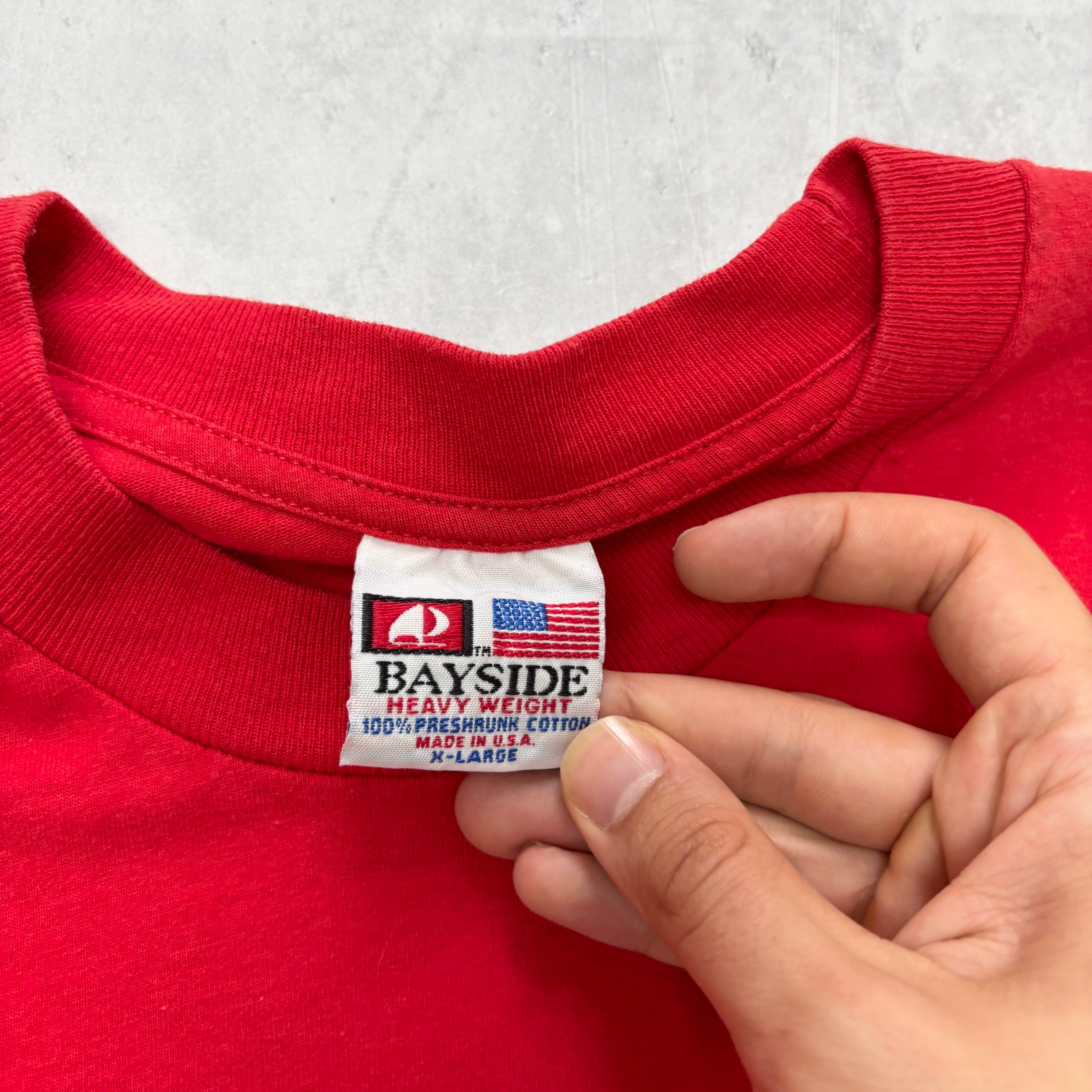 Vintage T Shirt Mens XL Red Graphic Print 00s Military USA (E)