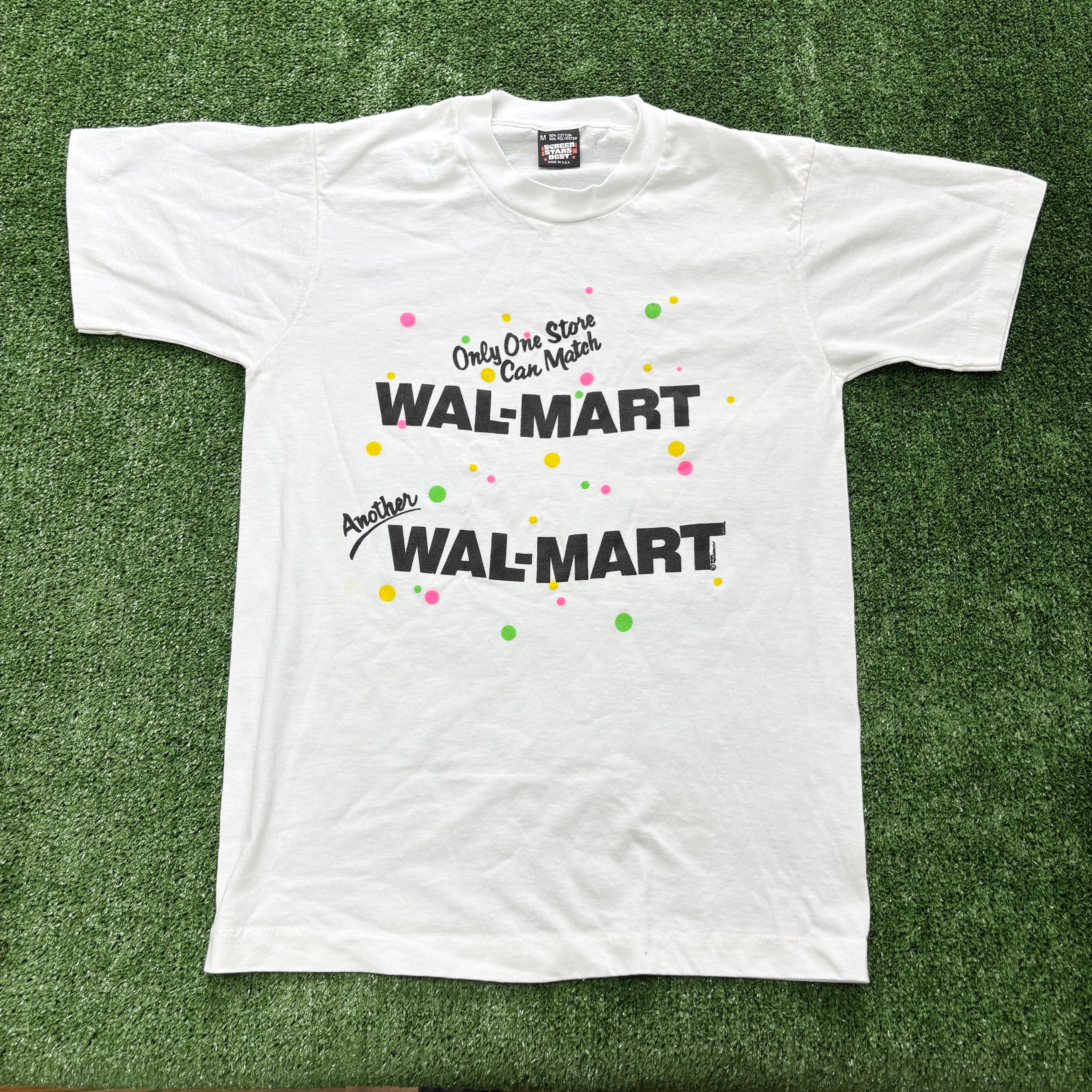 Vintage T Shirt Mens Small White Single Stitch Graphic Print 90s USA Funny