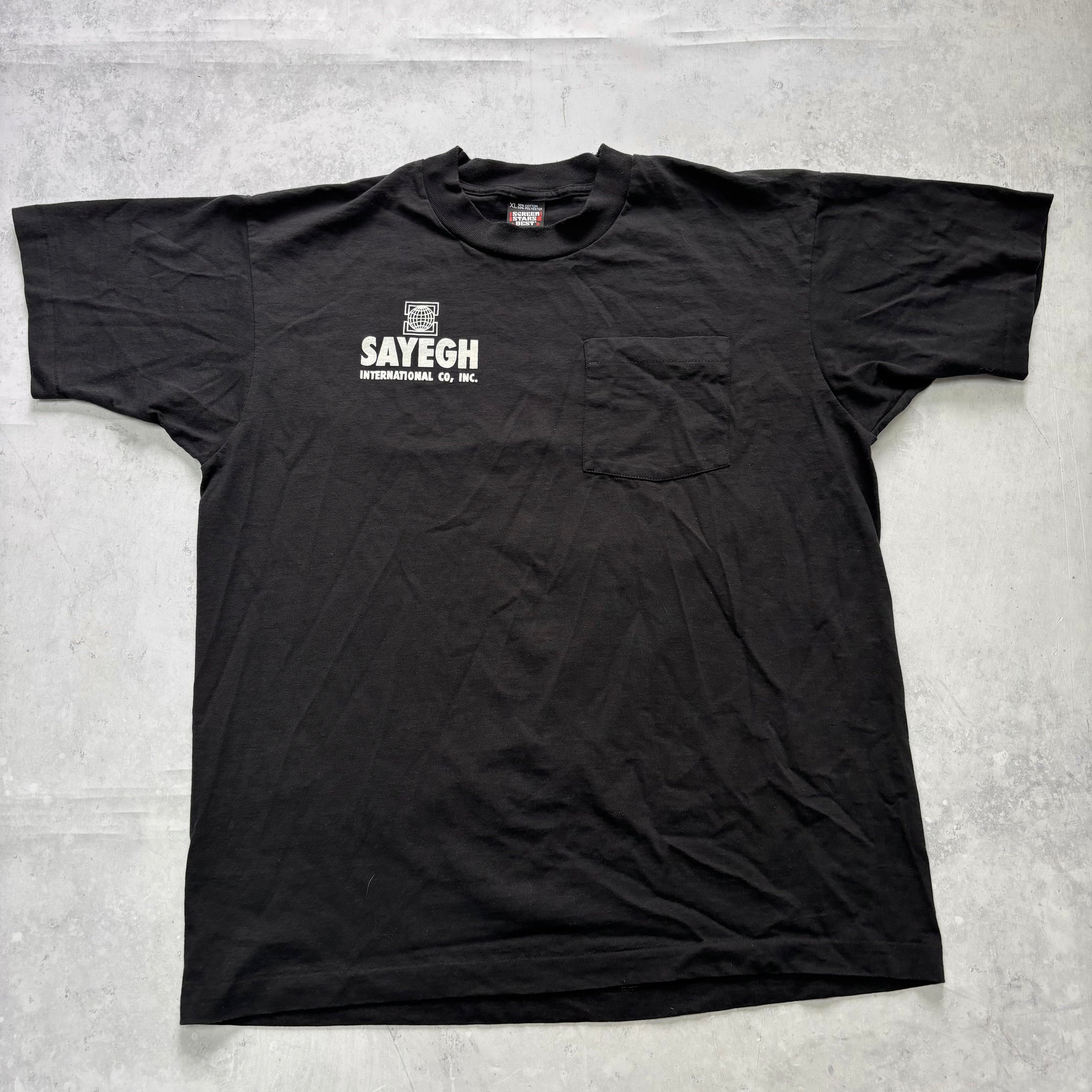 Vintage T Shirt Mens XL Black Single Stitch Graphic Print 90s USA (E)