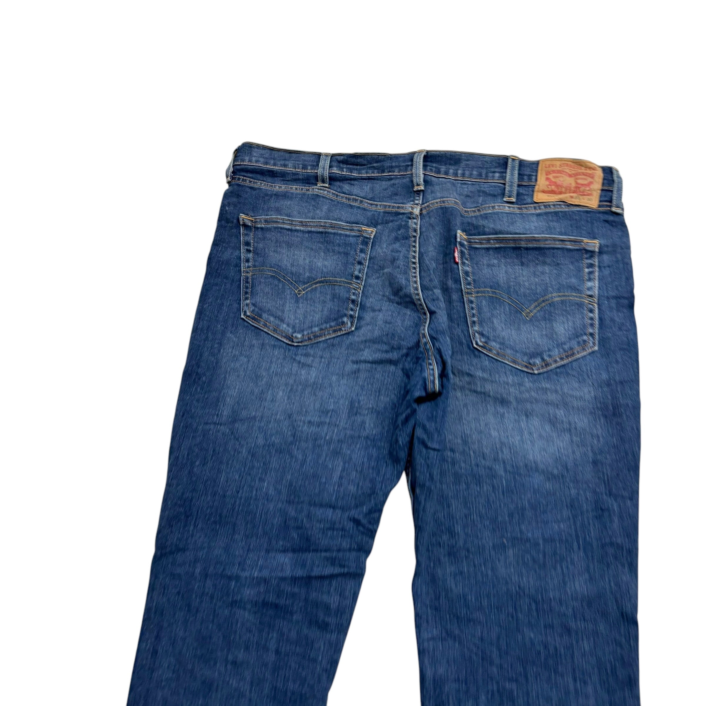 Levis 511 Jeans W38 L30 Mens Mid Blue Slim Fit Stretch Denim (E)