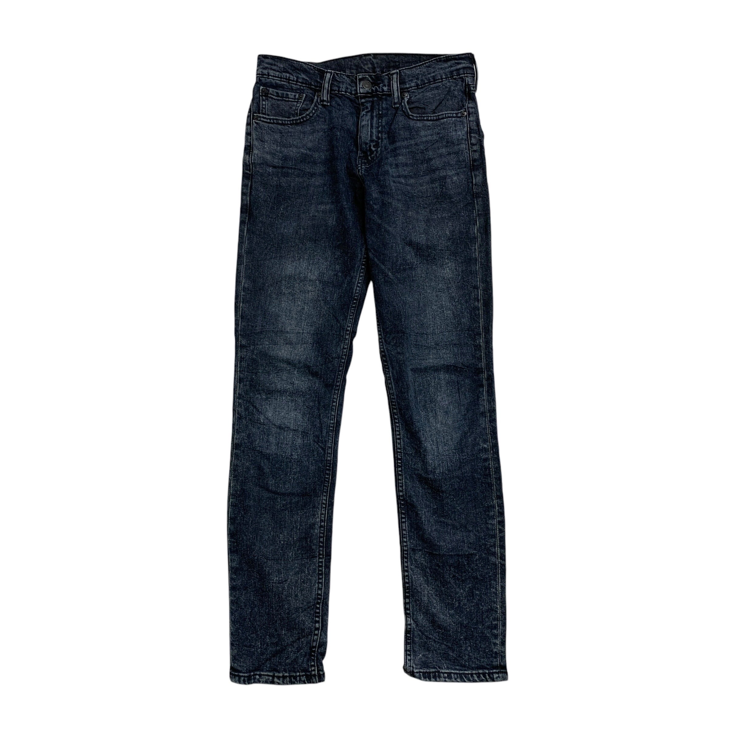 Levis 511 Jeans W30 L32 Mens Navy Blue Slim Fit Stretch Denim (E)
