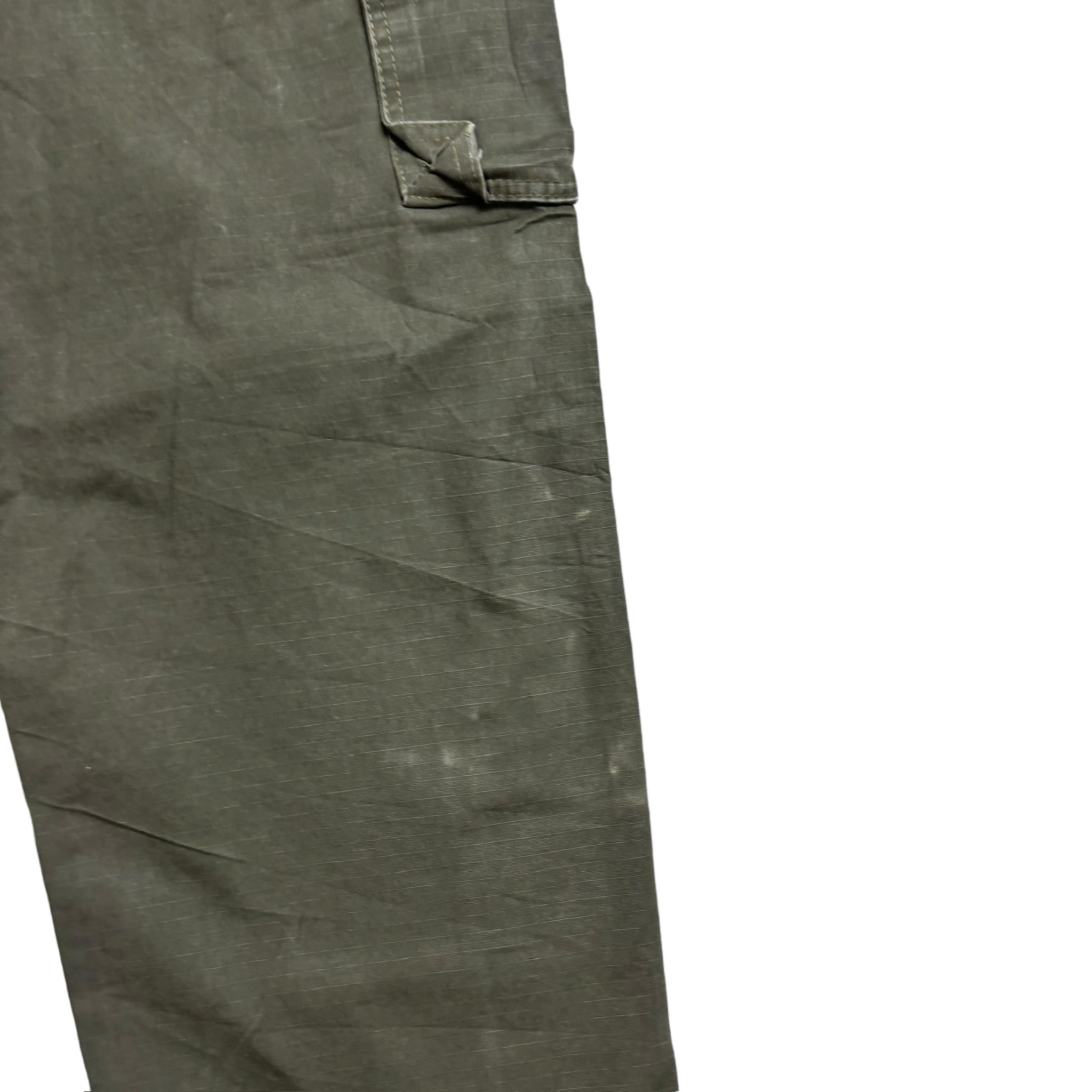 Wrangler Carpenter Pants W40 L32 Mens Olive Green Baggy Relaxed Fit