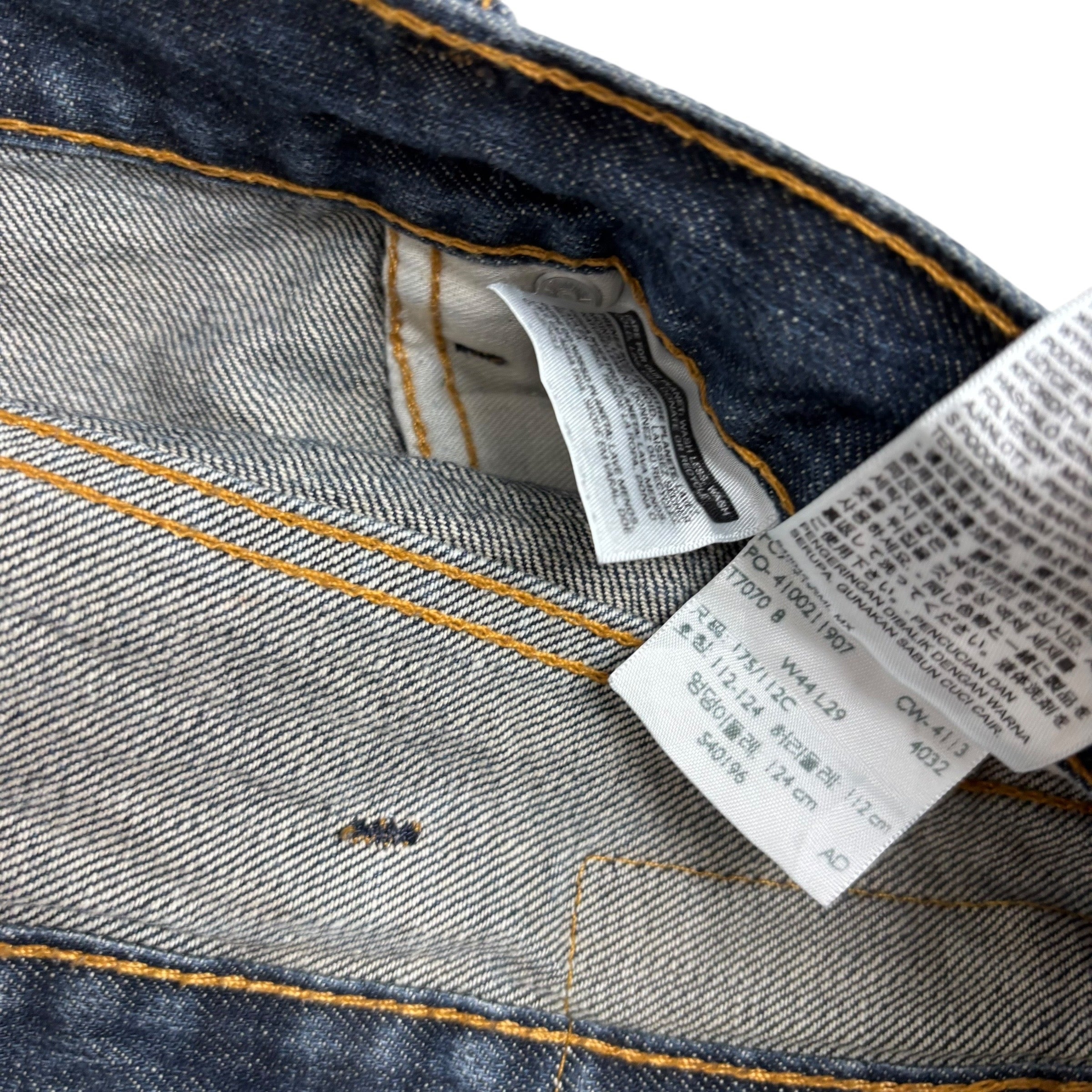 Levis 550 Jeans W44 L29 Mens Dark Blue Baggy Relaxed Straight Fit Denim (E)