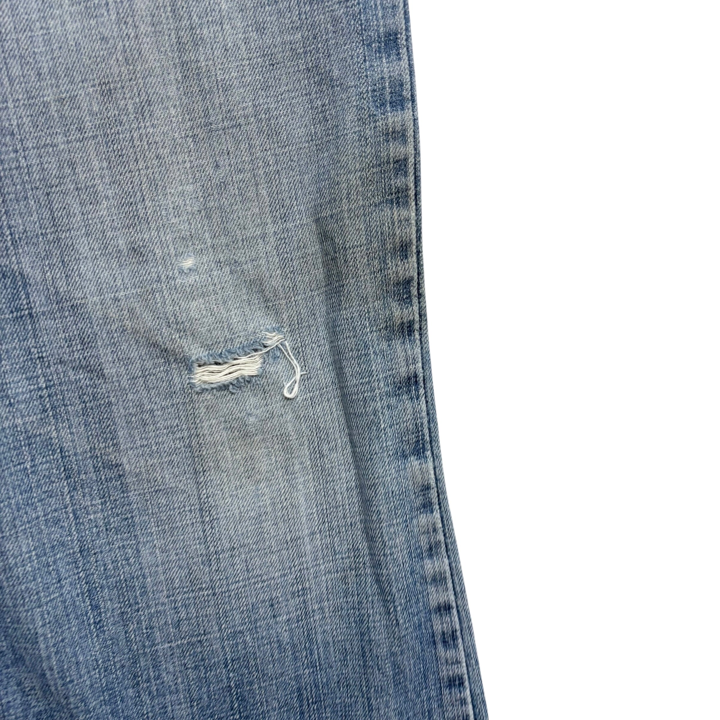 Levis 527 Jeans W38 L30 Mens Mid Blue Low Bootcut Fit Vintage Denim (F)