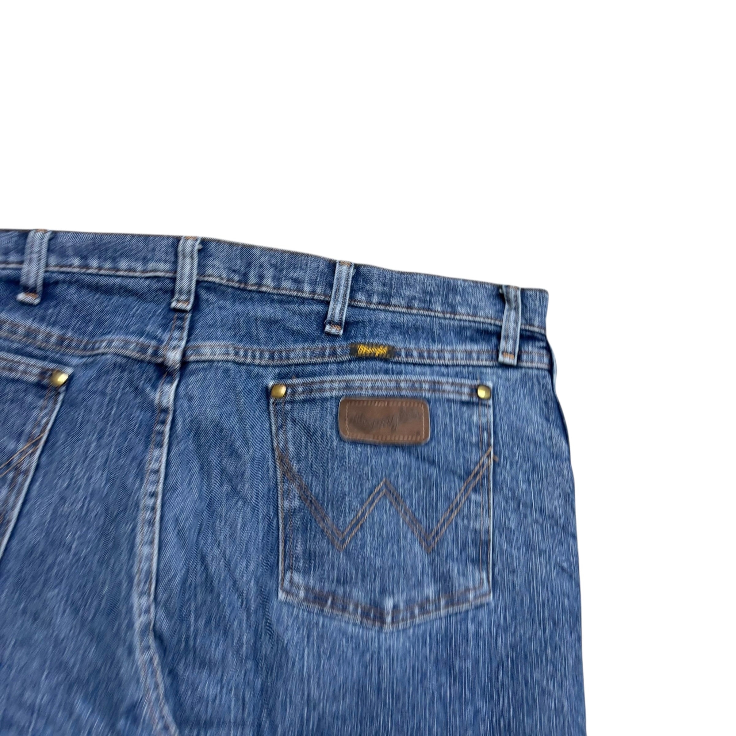 Wrangler Jeans Cowboy Cut W40 L30 Mens Mid Blue Advanced Comfort Stretch (E)