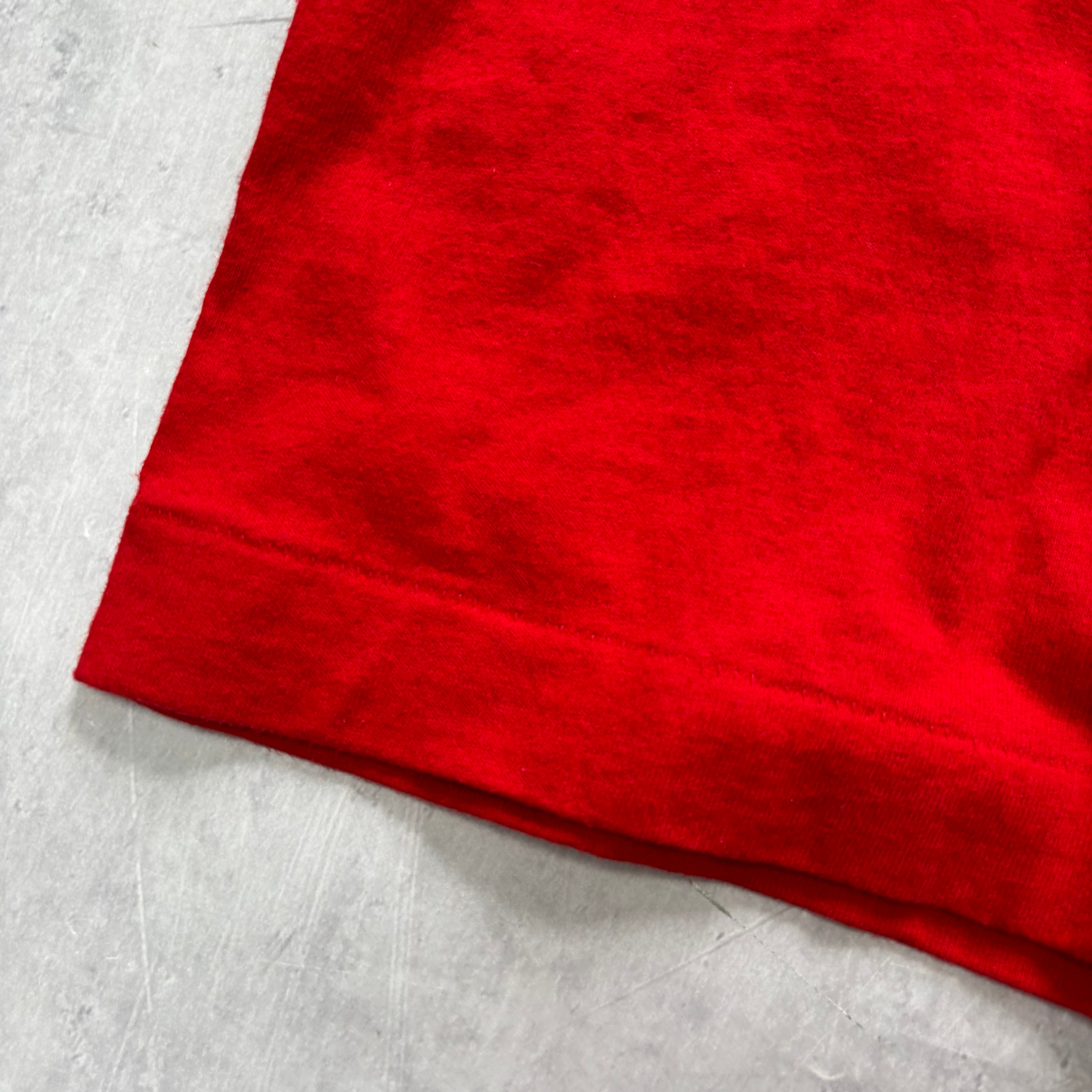 Vintage T Shirt Mens XL Red Single Stitch Graphic Print 90s USA Reunion (E)