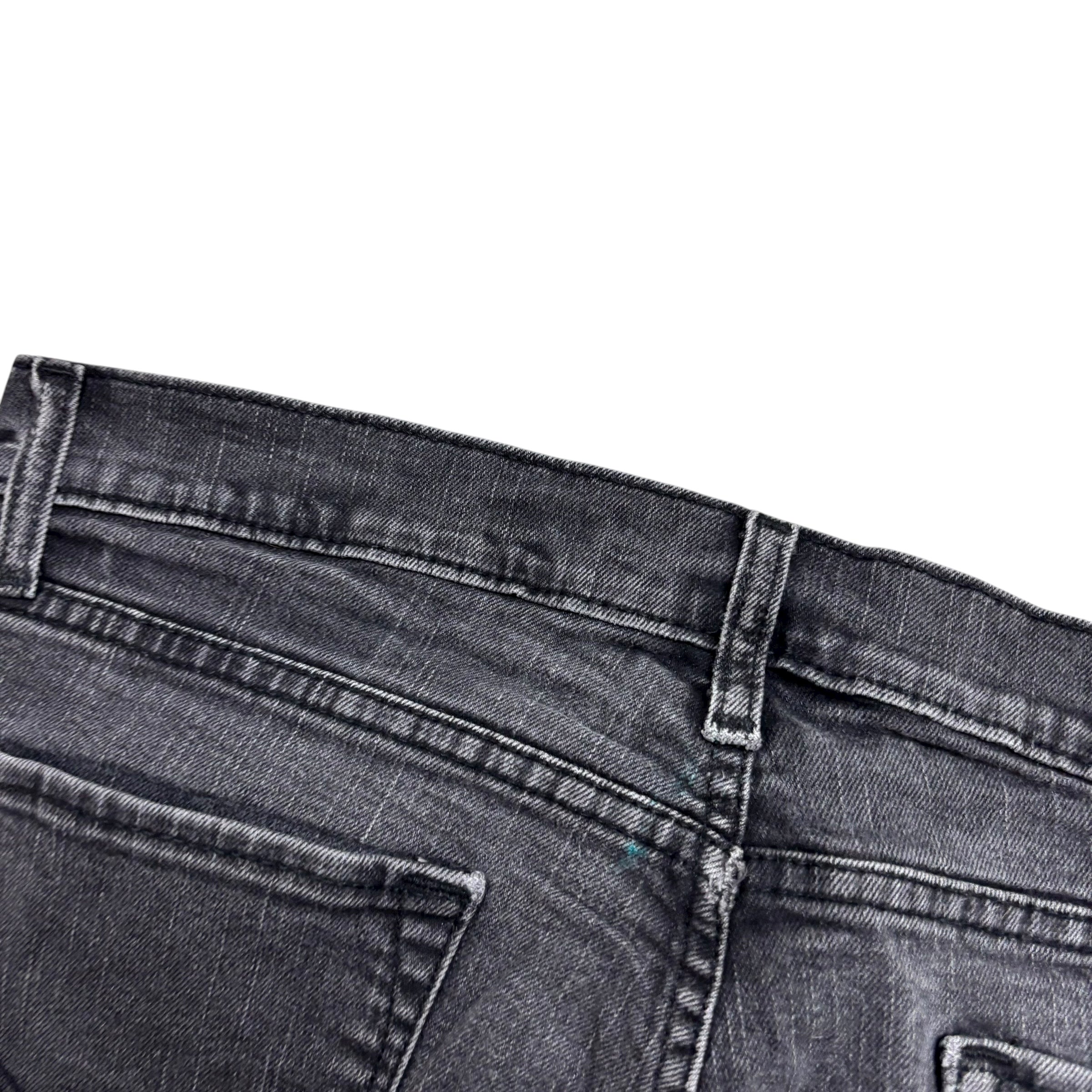 Levis Denizen Jeans W34 L31 Mens Black Skinny Fit Stretch Denim