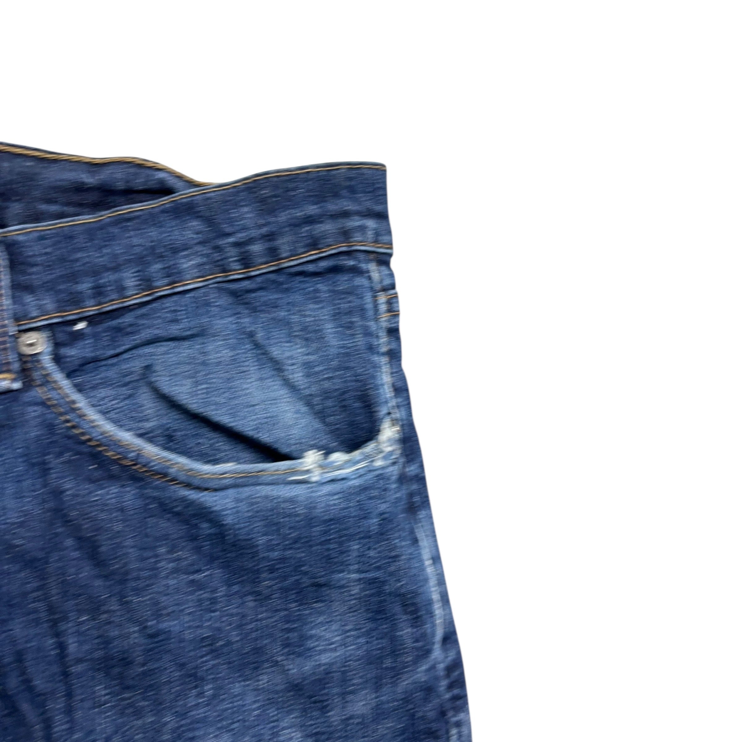 Levis 514 Jeans W34 L30 Mens Dark Blue Regular Straight Fit Stretch Denim