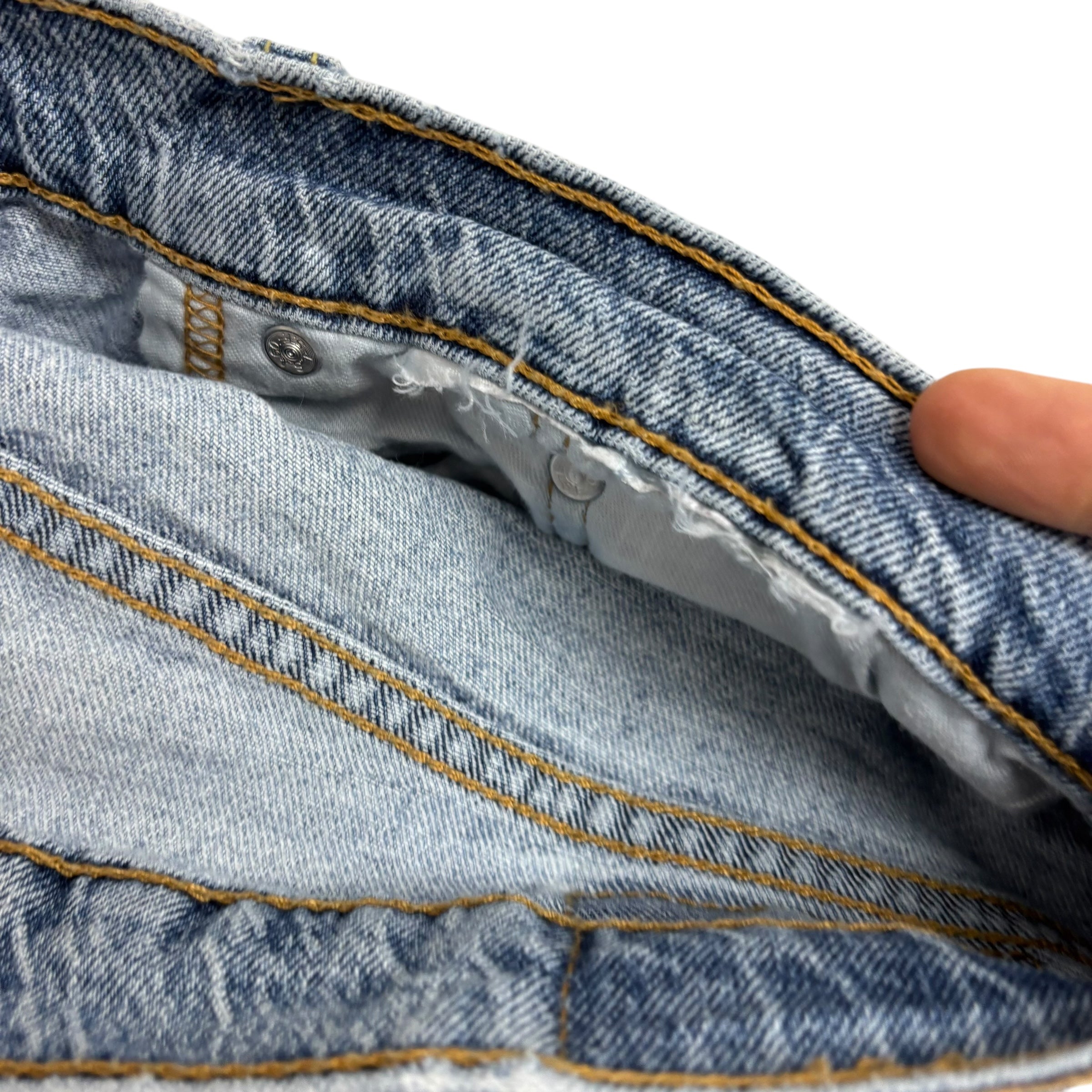 Levis 502 Jeans W36 L32 Mens Light Blue Regular Tapered Fit Denim