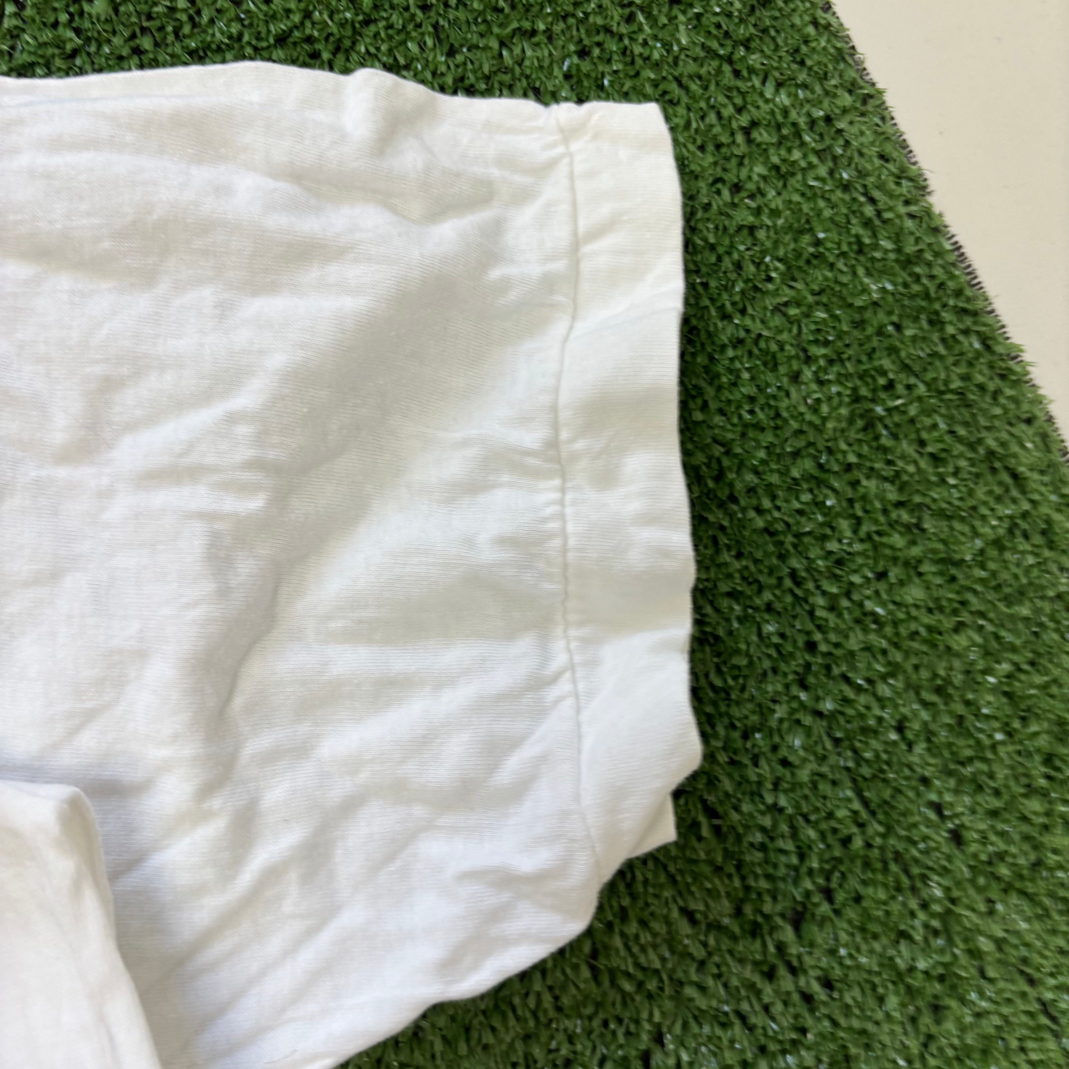 Vintage T Shirt Mens Large White Single Stitch Graphic Print 90s USA (E)