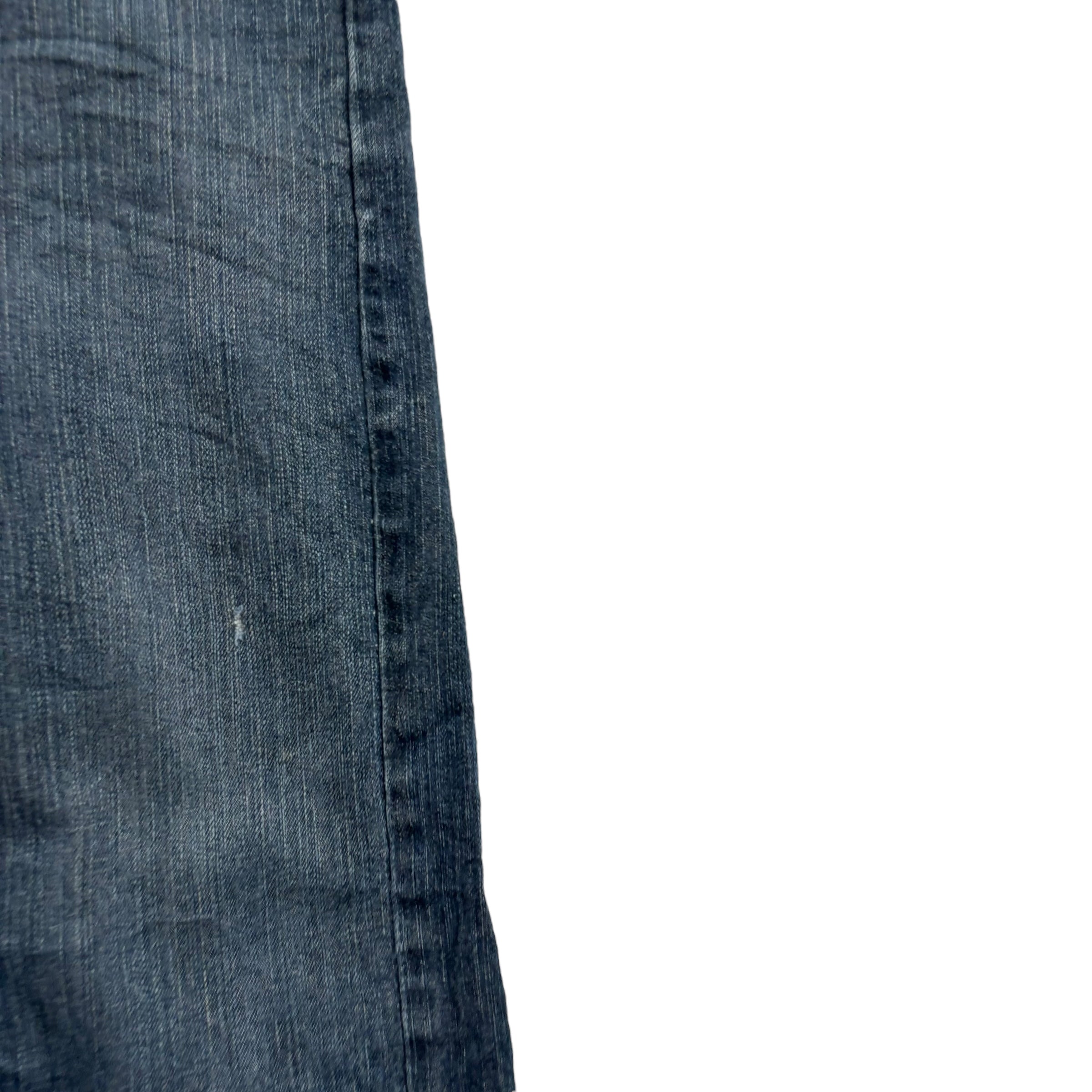 Levis Signature Jeans W34 L34 Mens Dark Blue Regular Straight Fit Stretch