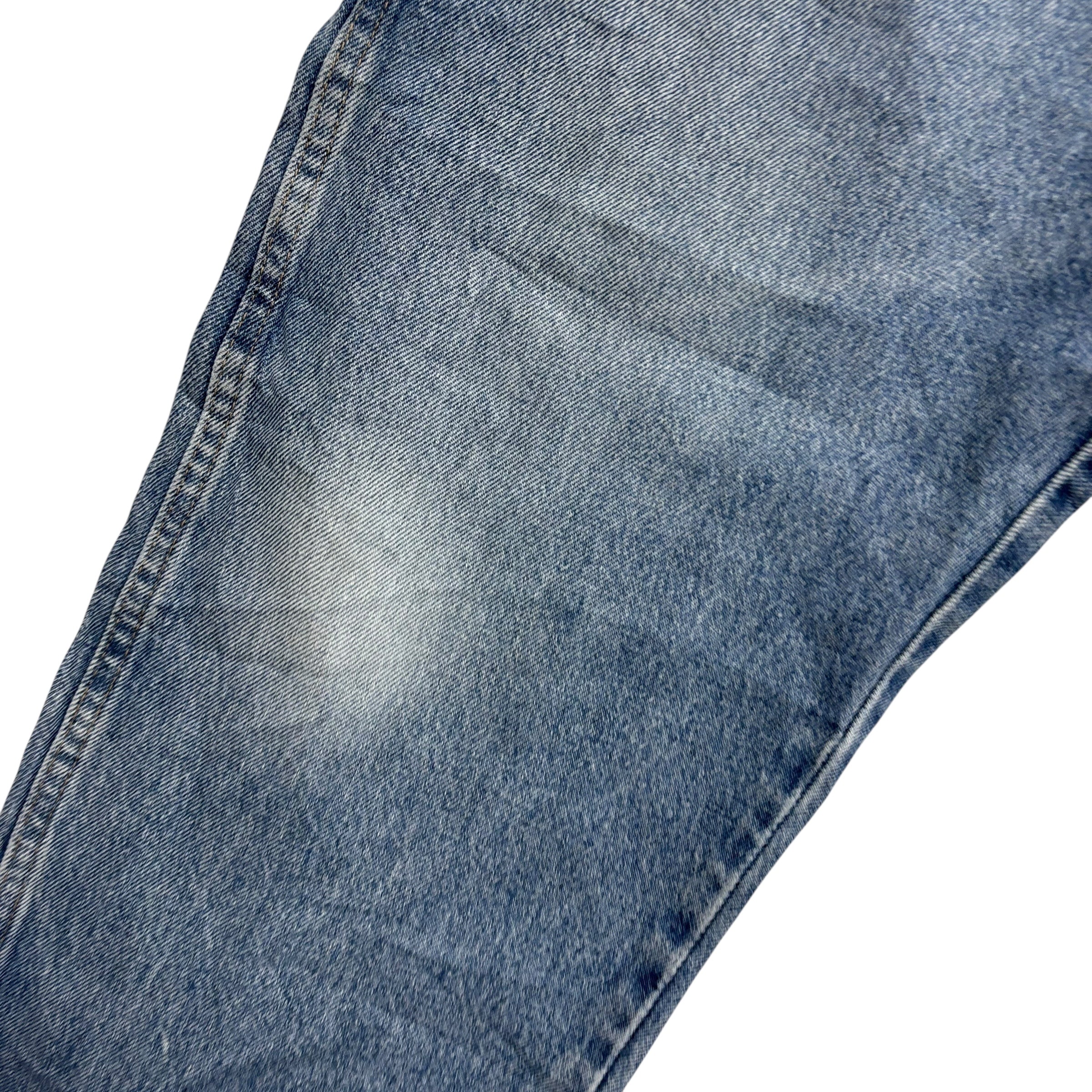 Wrangler Jeans W40 L30 Mens Light Blue Regular Straight Fit Vintage Denim