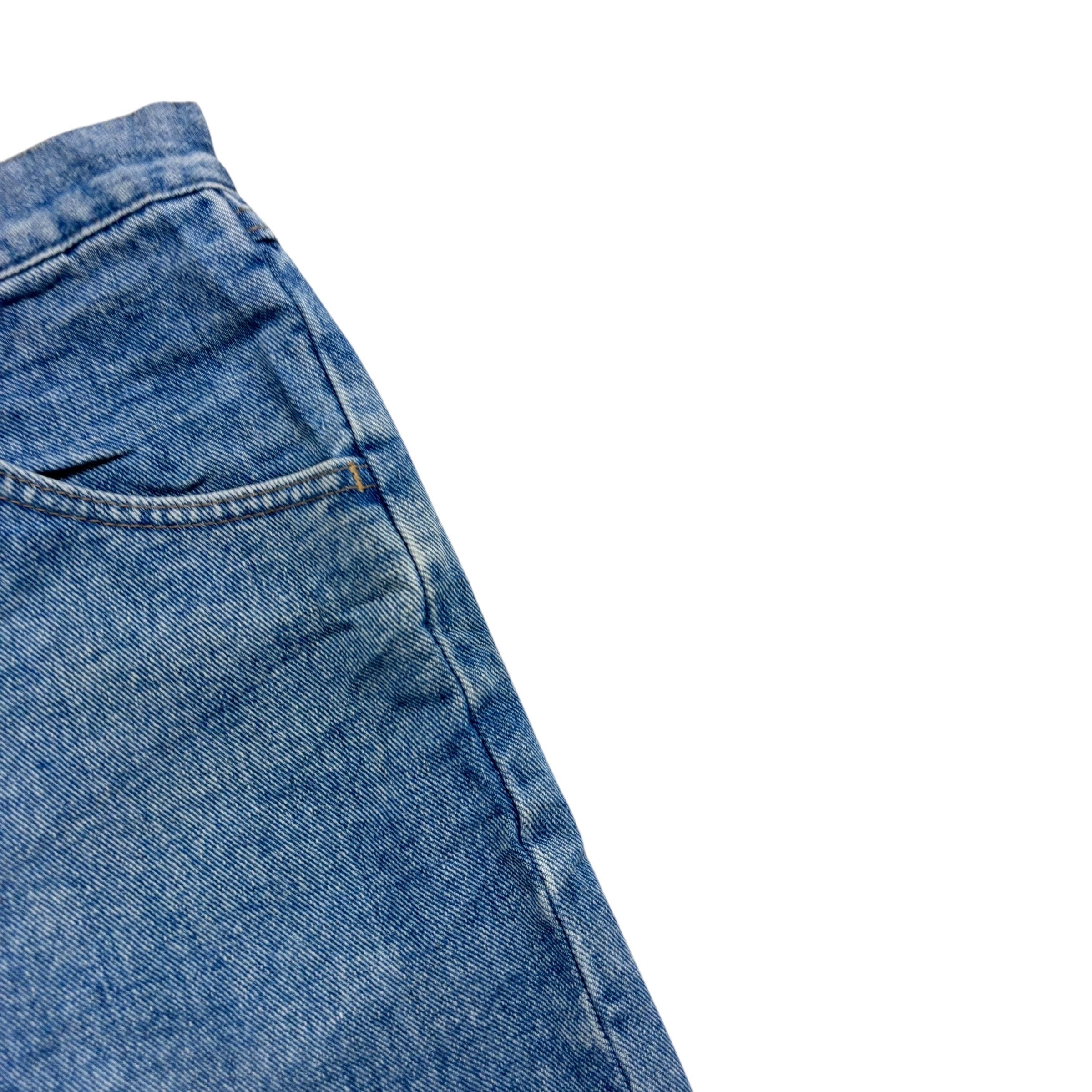 Wrangler Baggy Jorts W30 Mens Denim Shorts Light Blue Relaxed Fit