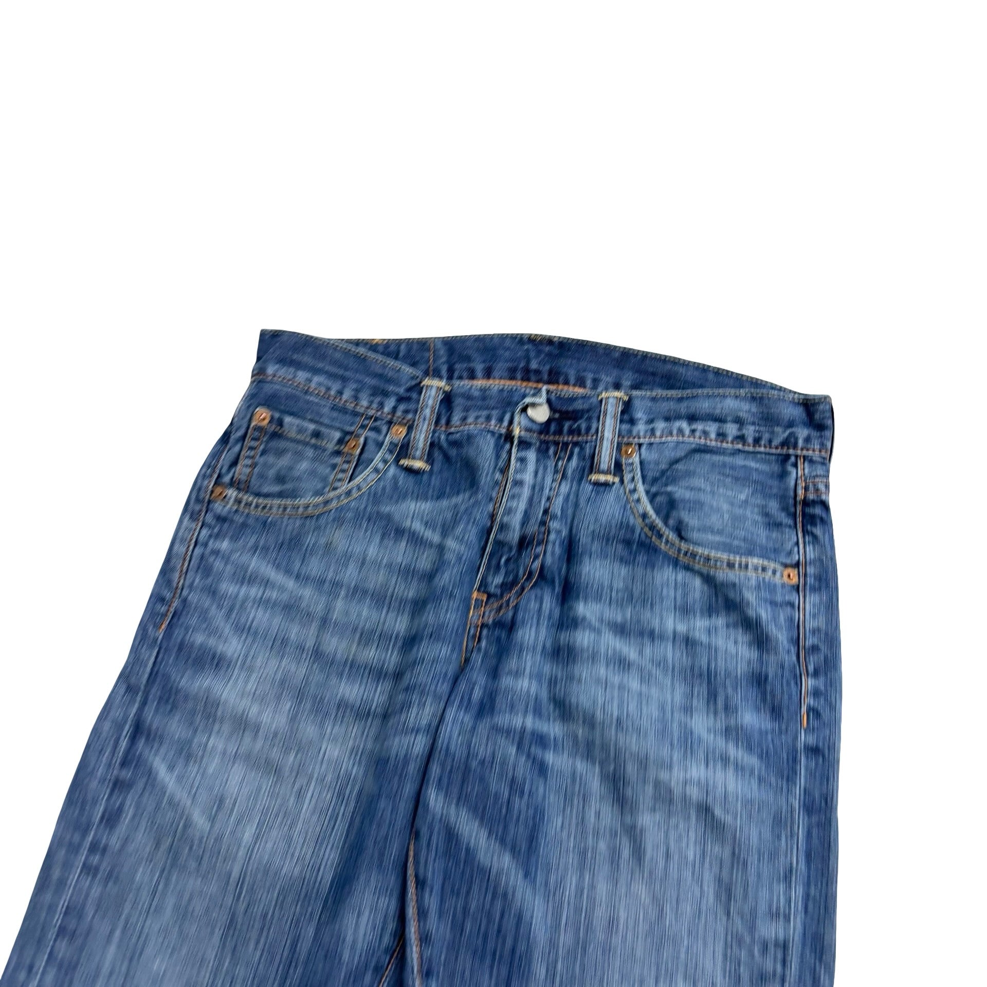 Levis 527 Jeans W29 L31 Mens Mid Blue Slim Bootcut Fit Denim